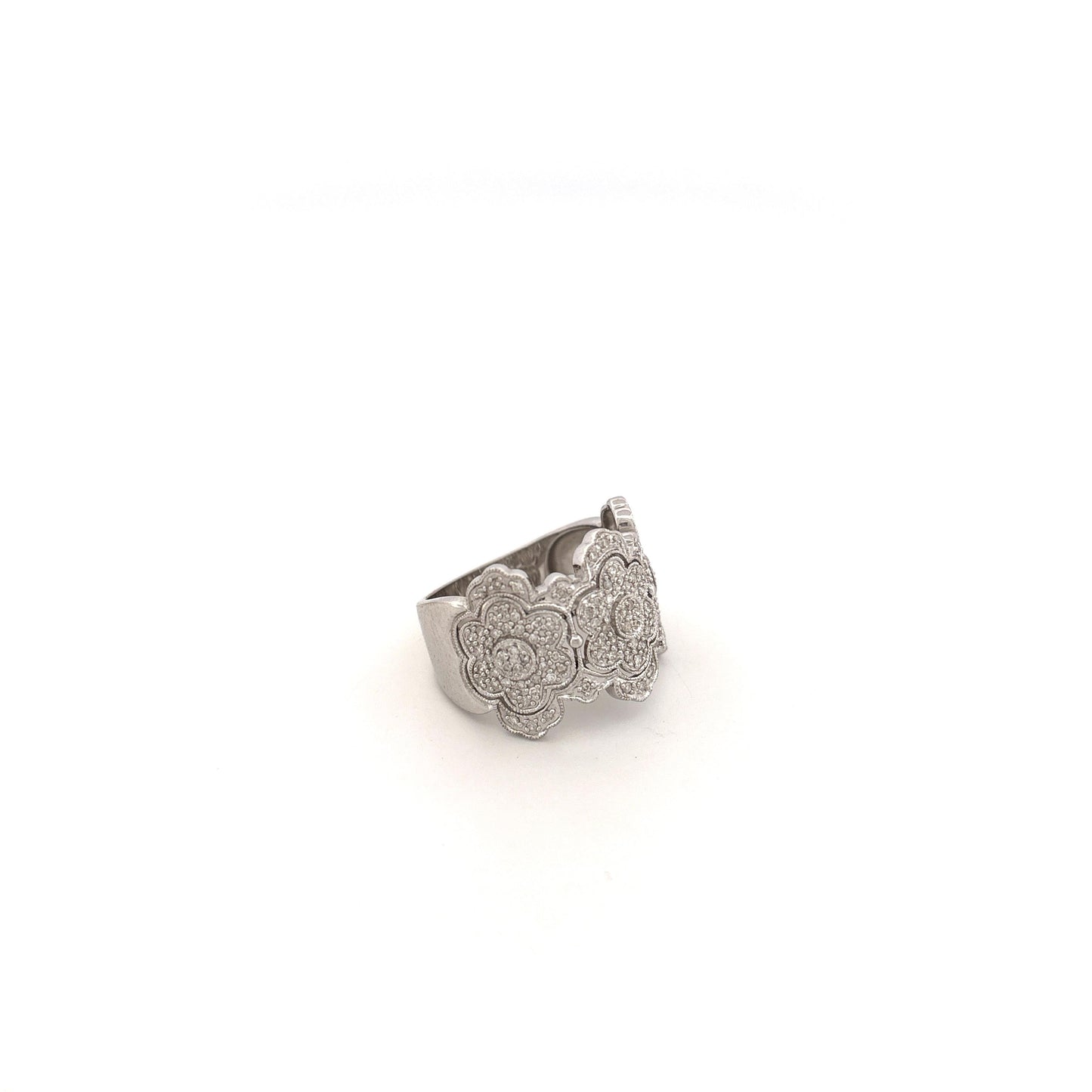 14k White Gold Diamond Ring