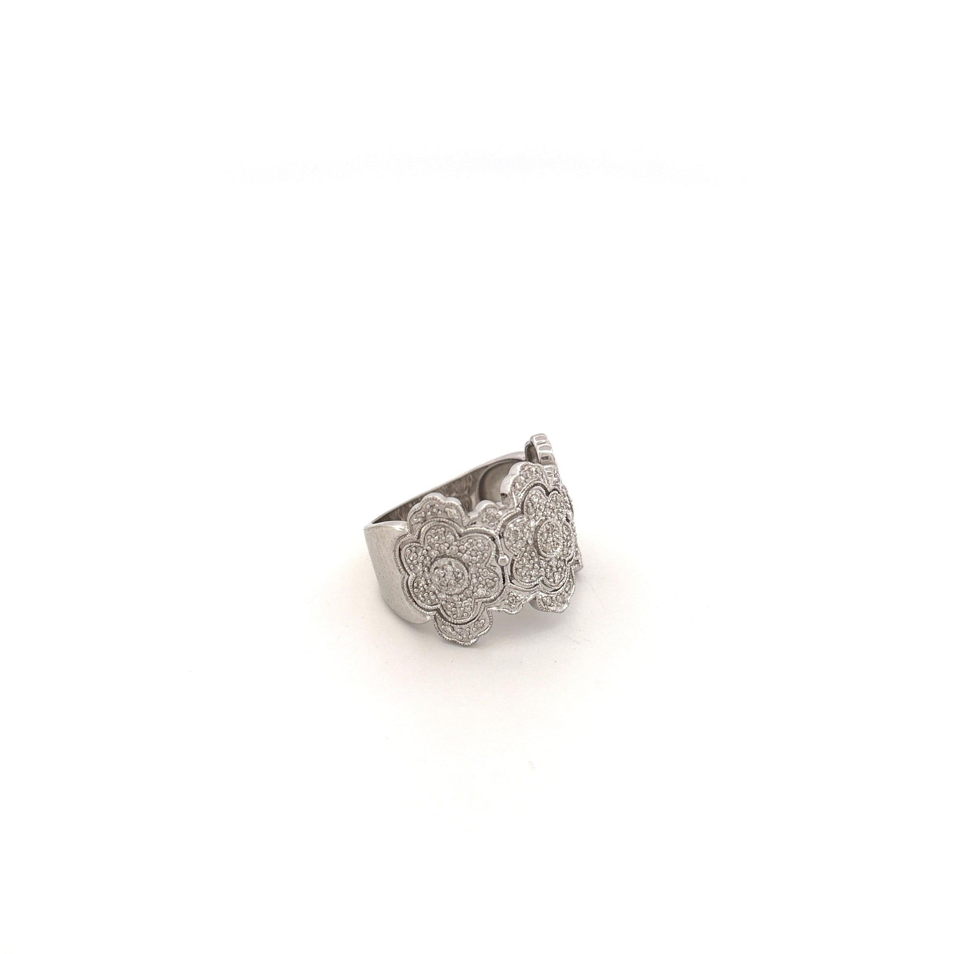 14k White Gold Diamond Ring