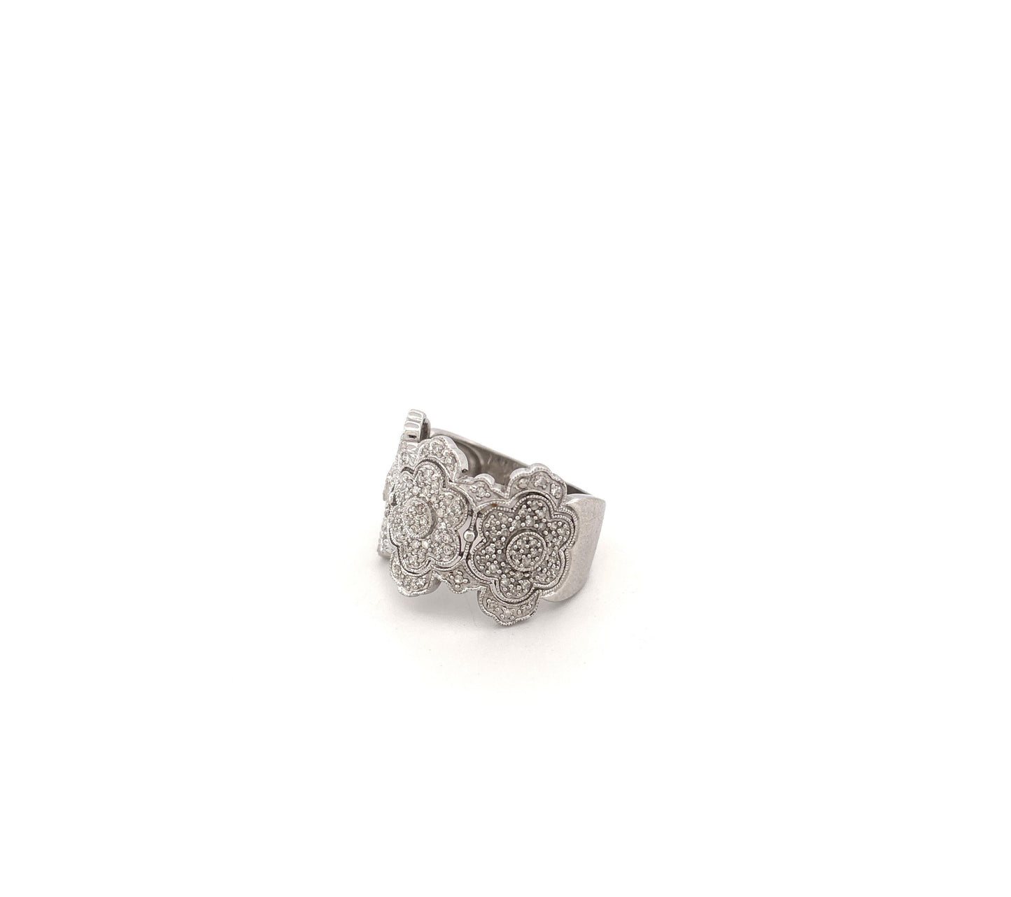 14k White Gold Diamond Ring