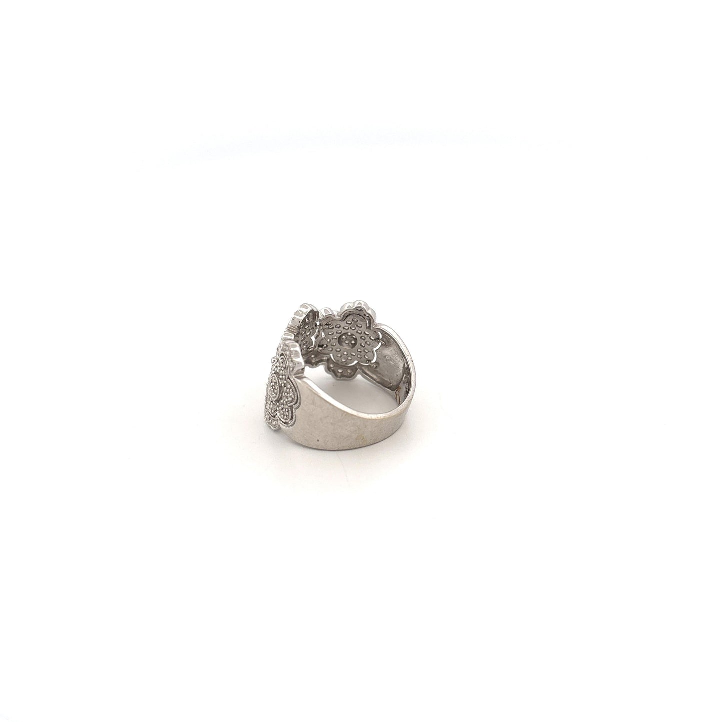 14k White Gold Diamond Ring
