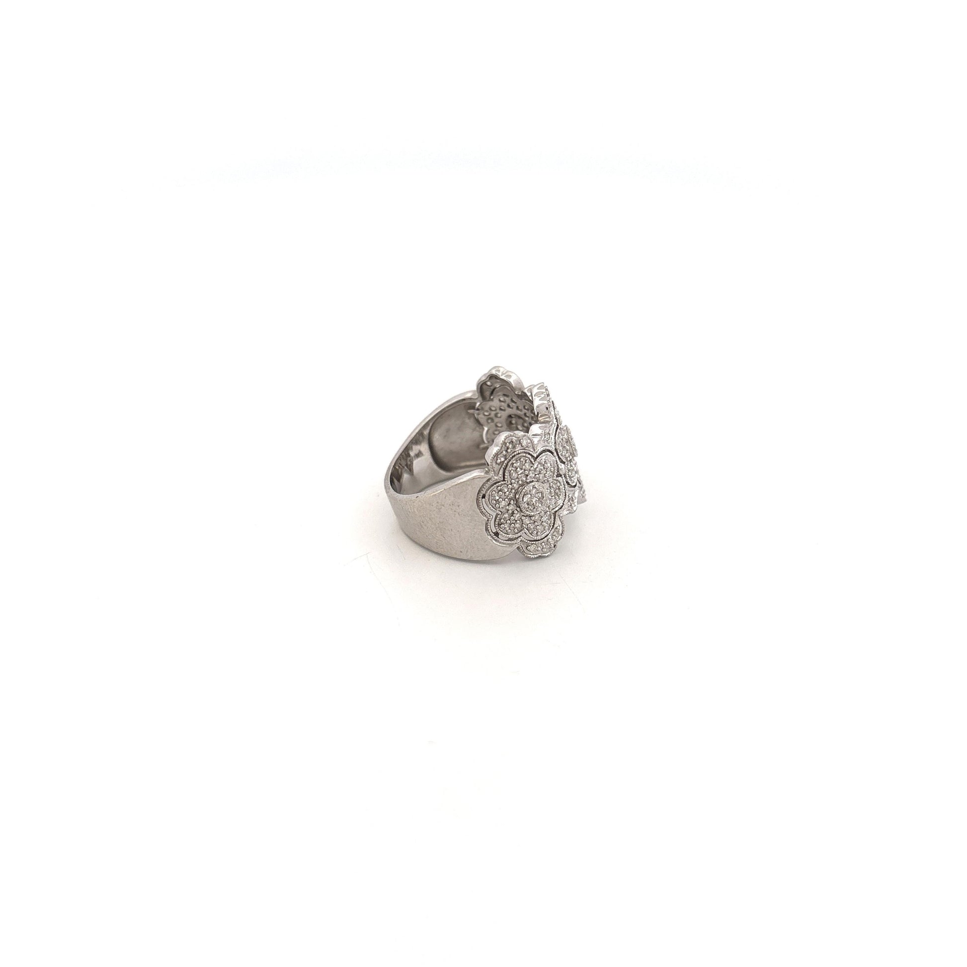 14k White Gold Diamond Ring