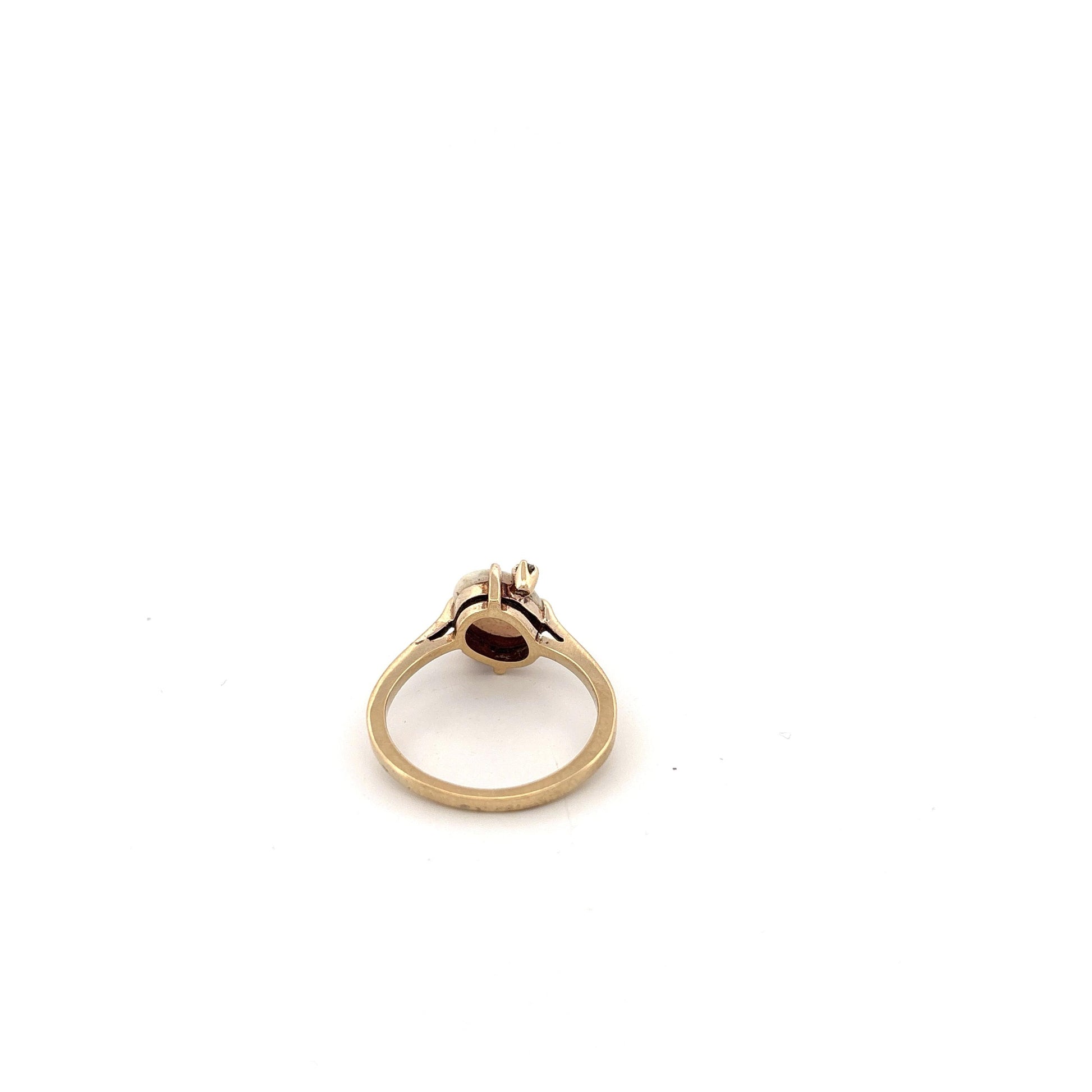 14k Opal & Diamond Ring