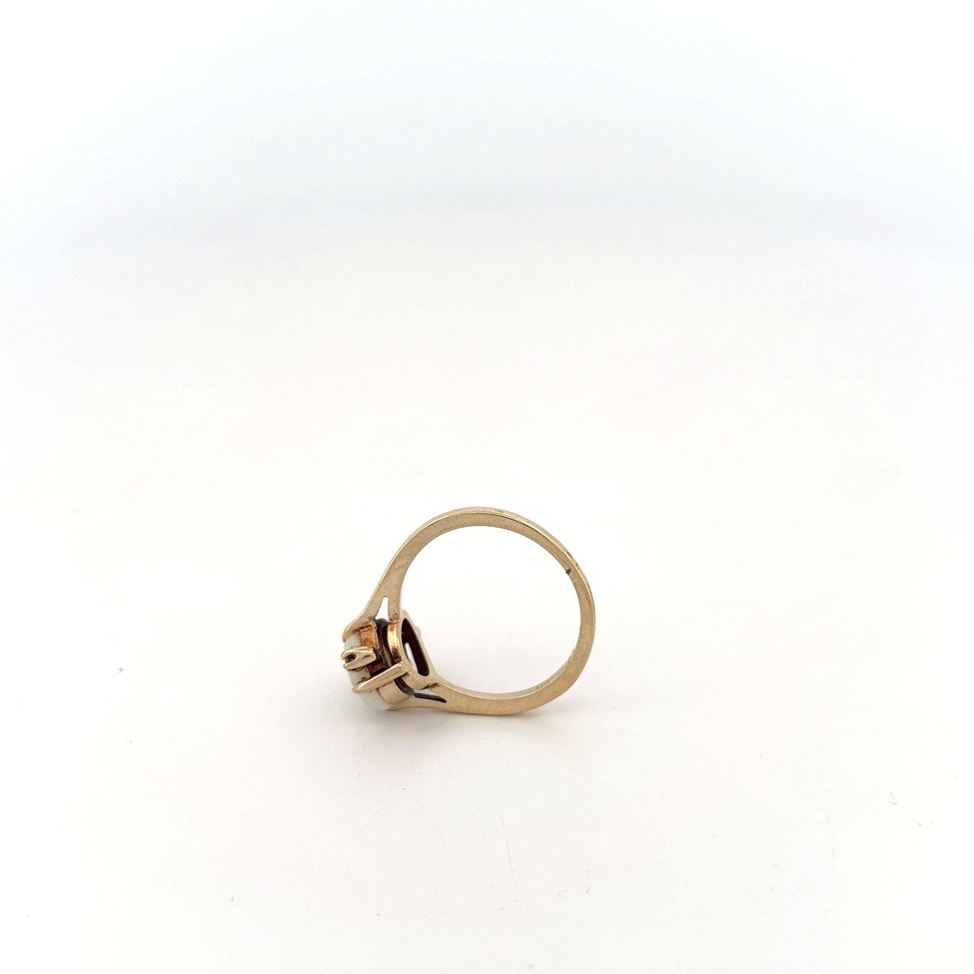 14k Opal & Diamond Ring