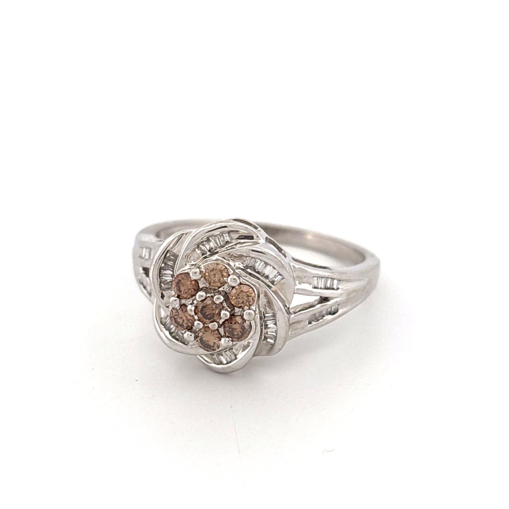 14k White Gold Diamond Ring