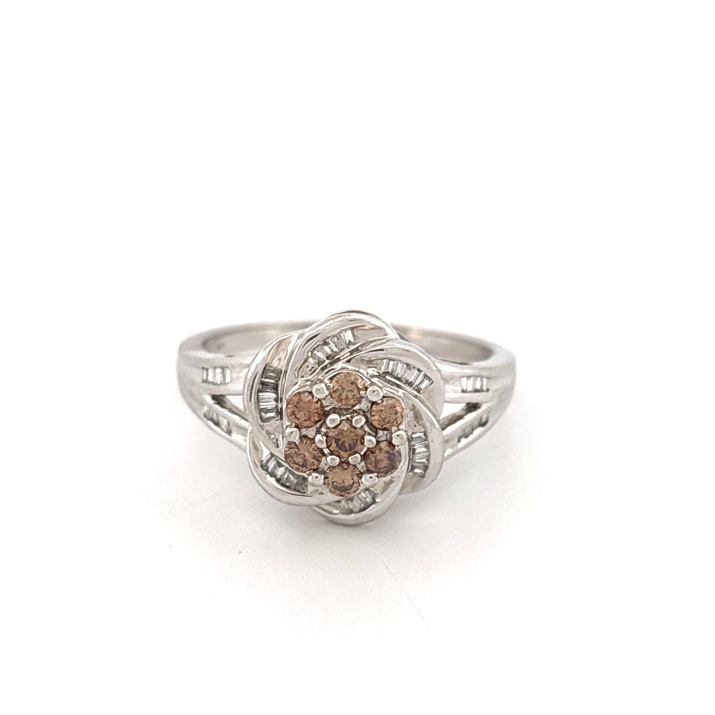 14k White Gold Diamond Ring