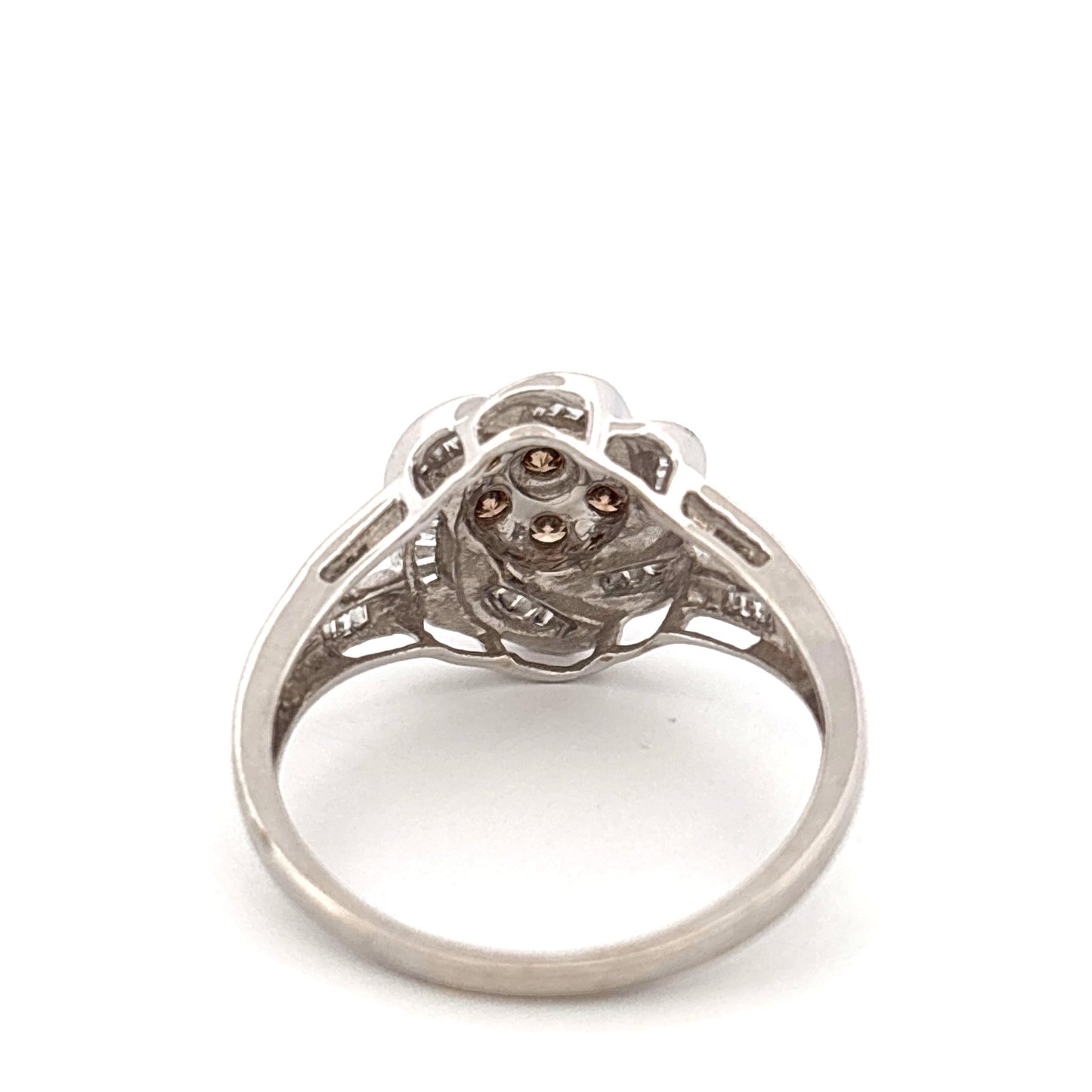 14k White Gold Diamond Ring