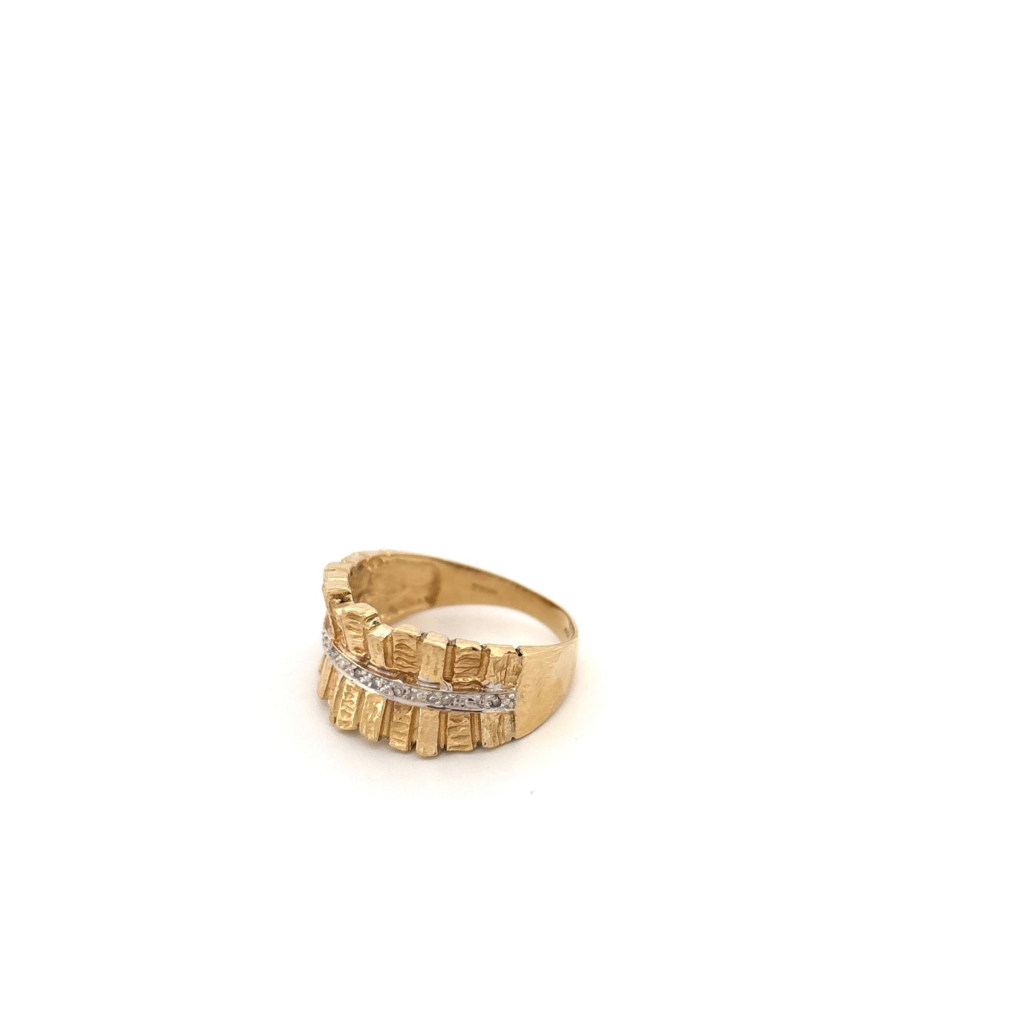 14k Yellow Gold Diamond Ring