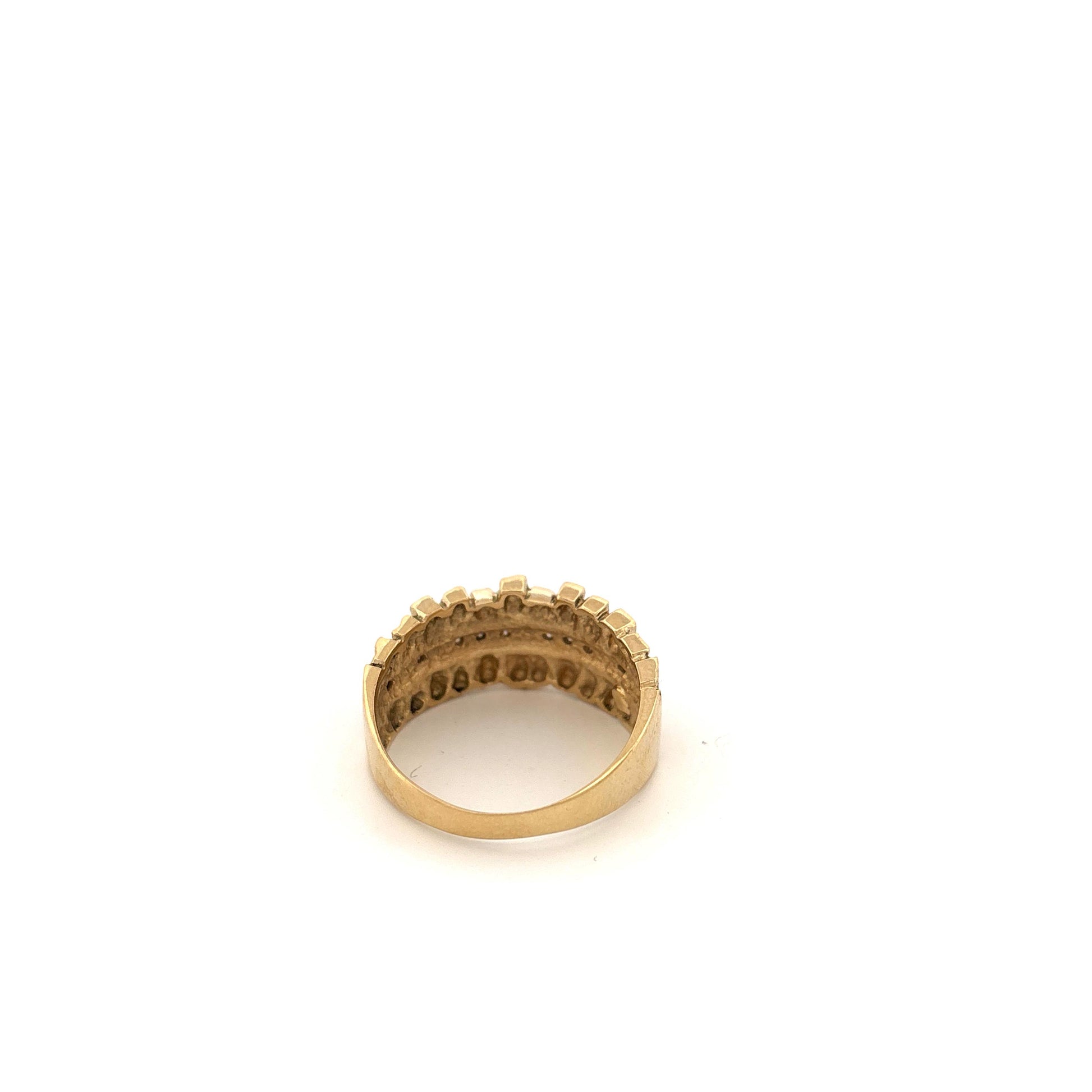 14k Yellow Gold Diamond Ring