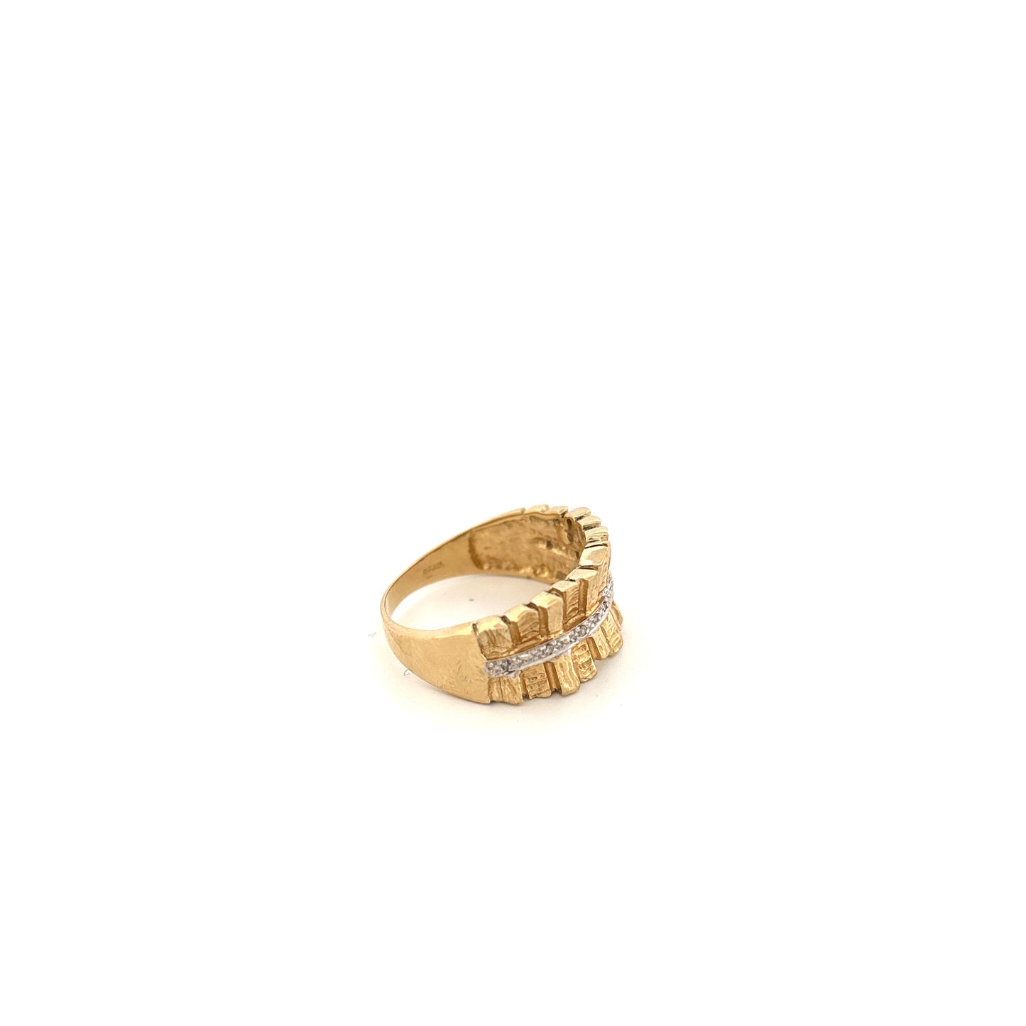 14k Yellow Gold Diamond Ring