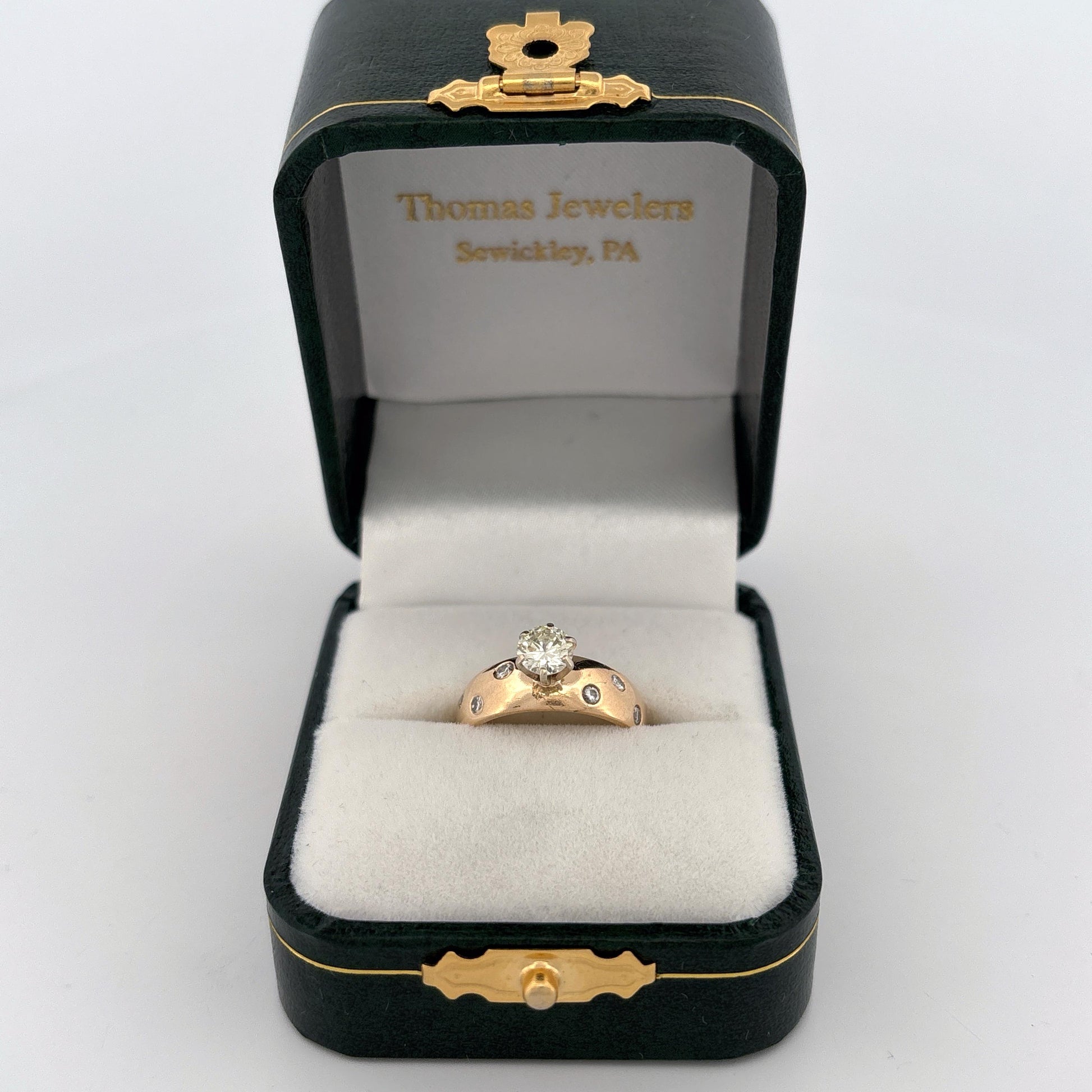 14k Yellow Gold Diamond Ring