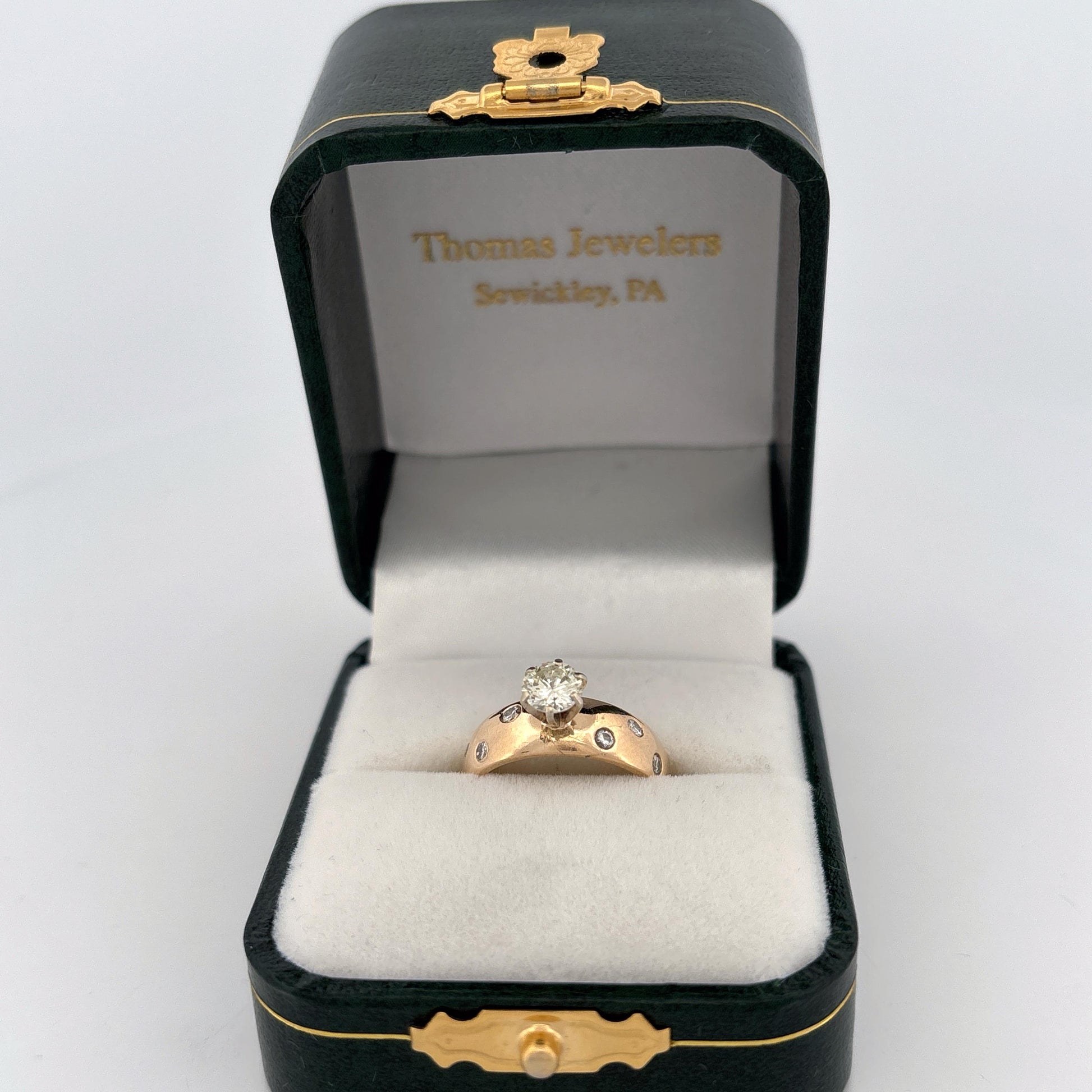 14k Yellow Gold Diamond Ring