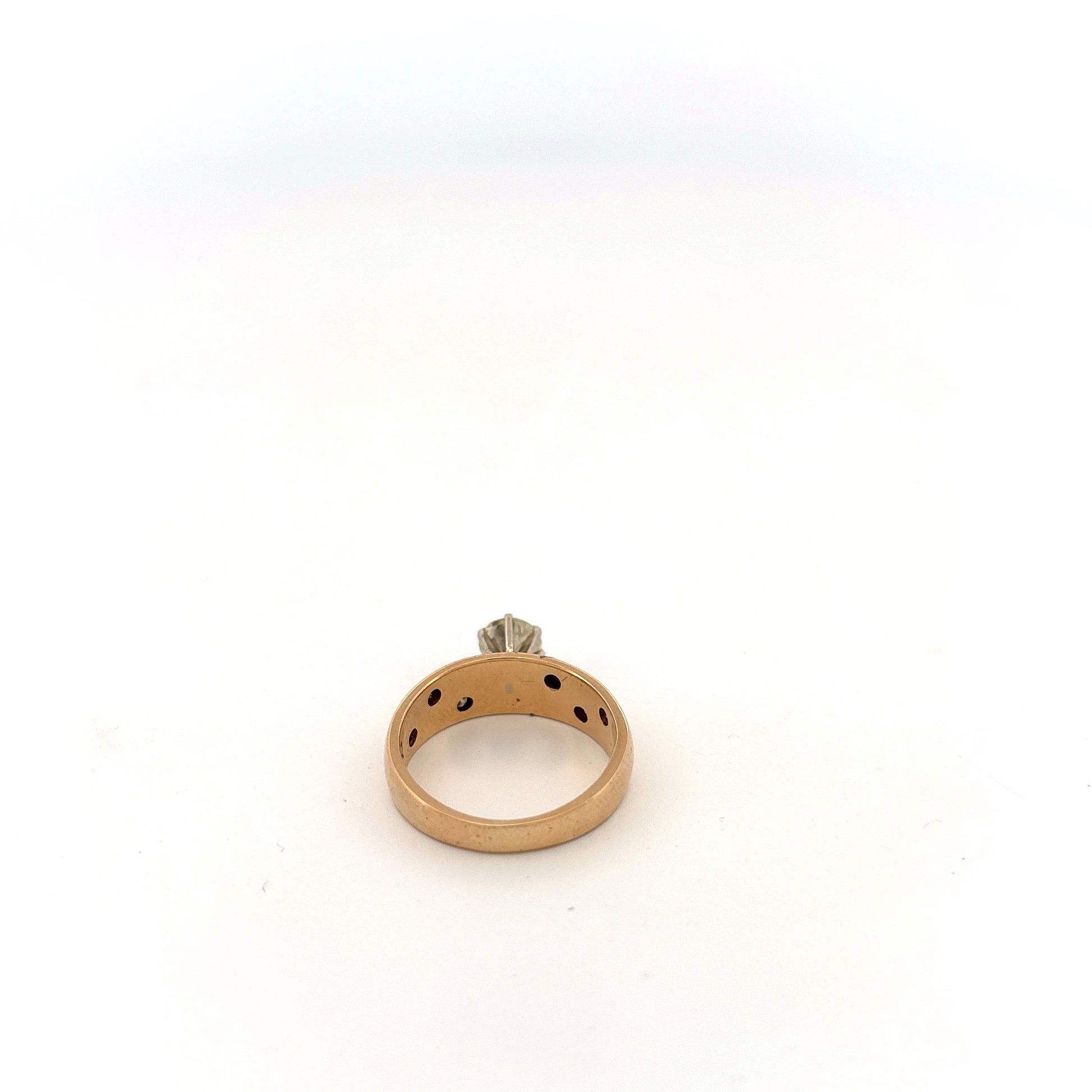 14k Yellow Gold Diamond Ring