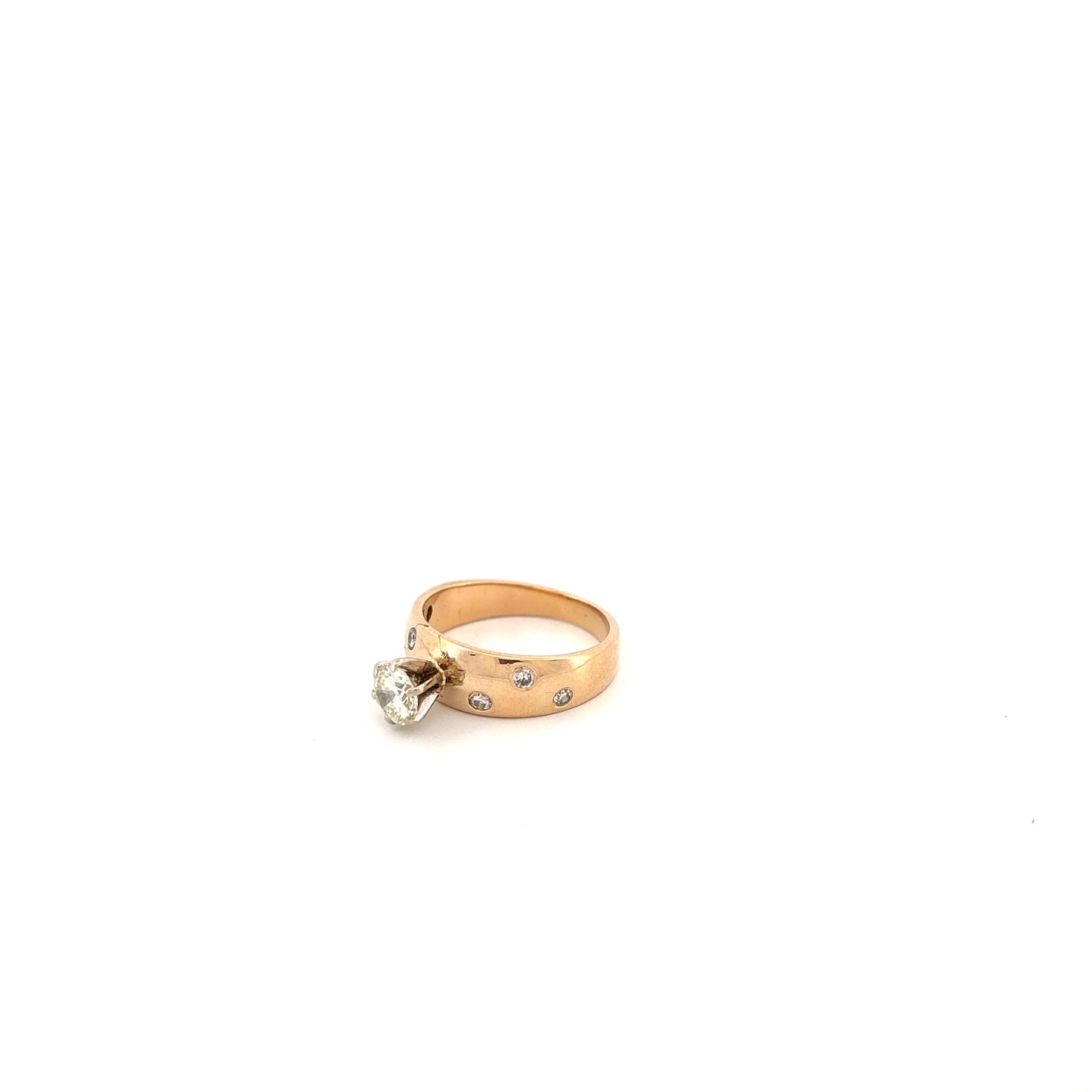 14k Yellow Gold Diamond Ring