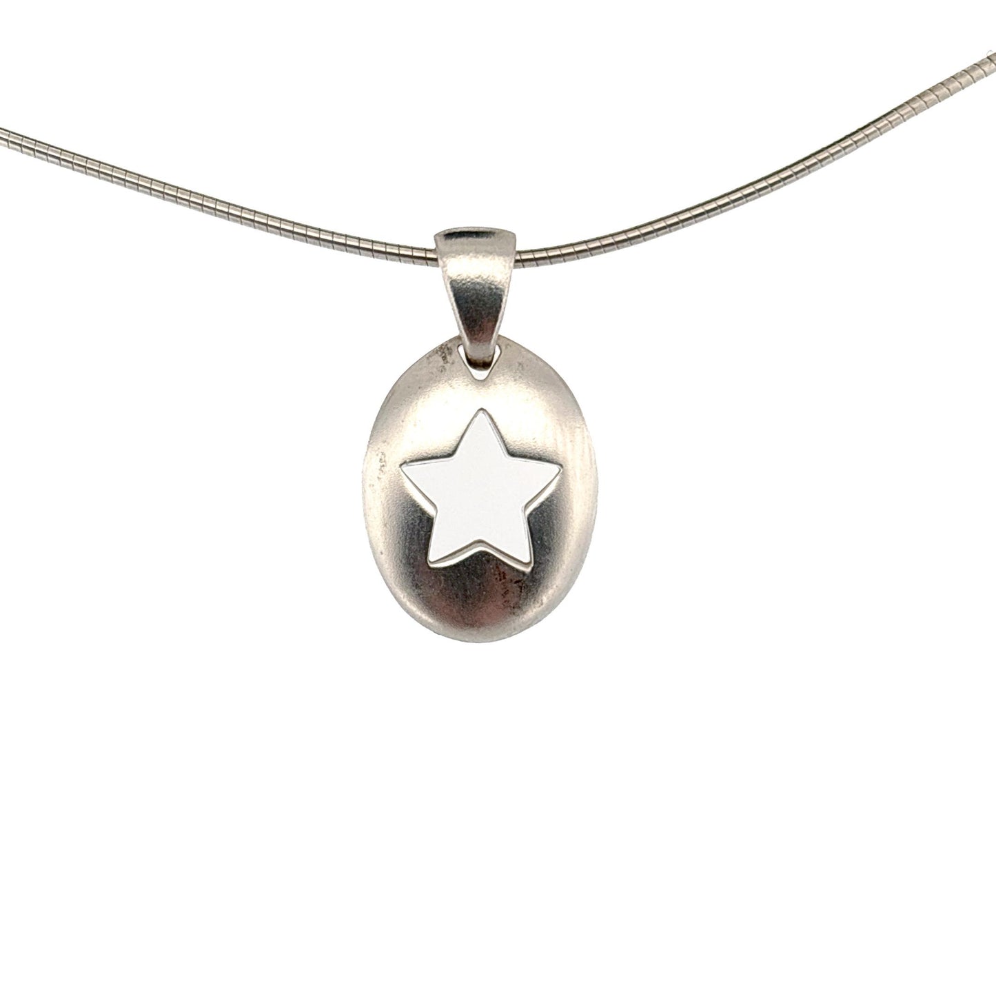 Tiffany & Co. Sterling Silver Stencil Star Pendant