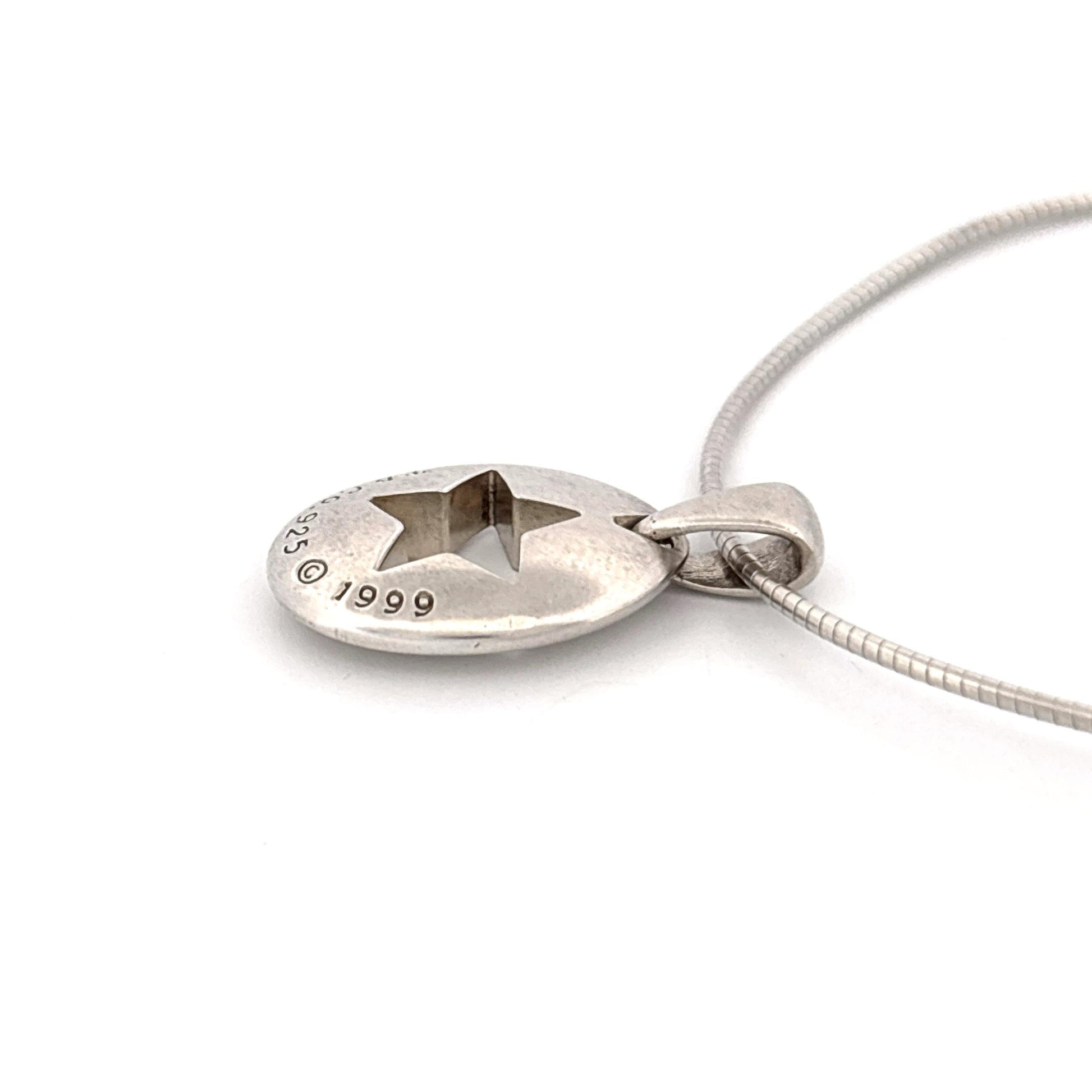 Tiffany & Co. Sterling Silver Stencil Star Pendant