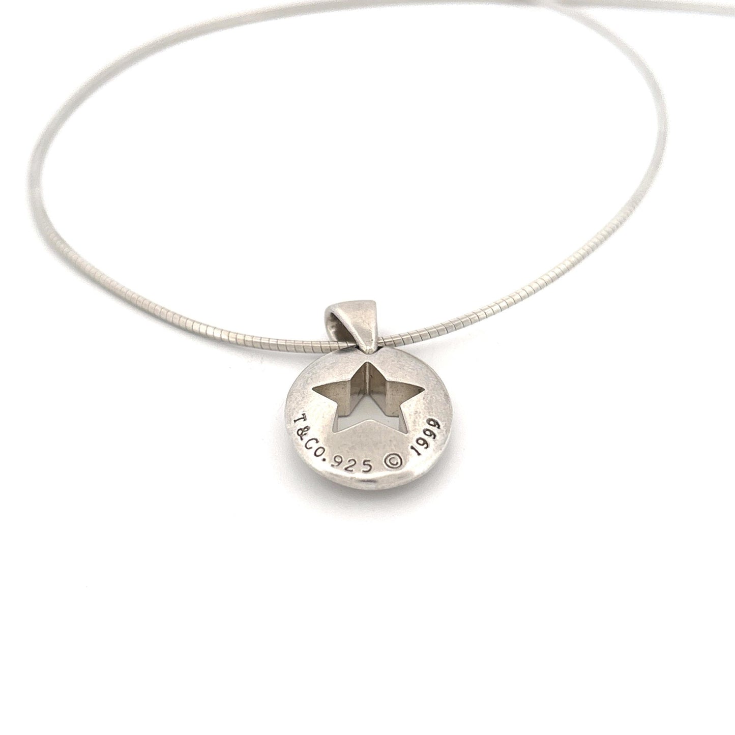 Tiffany & Co. Sterling Silver Stencil Star Pendant