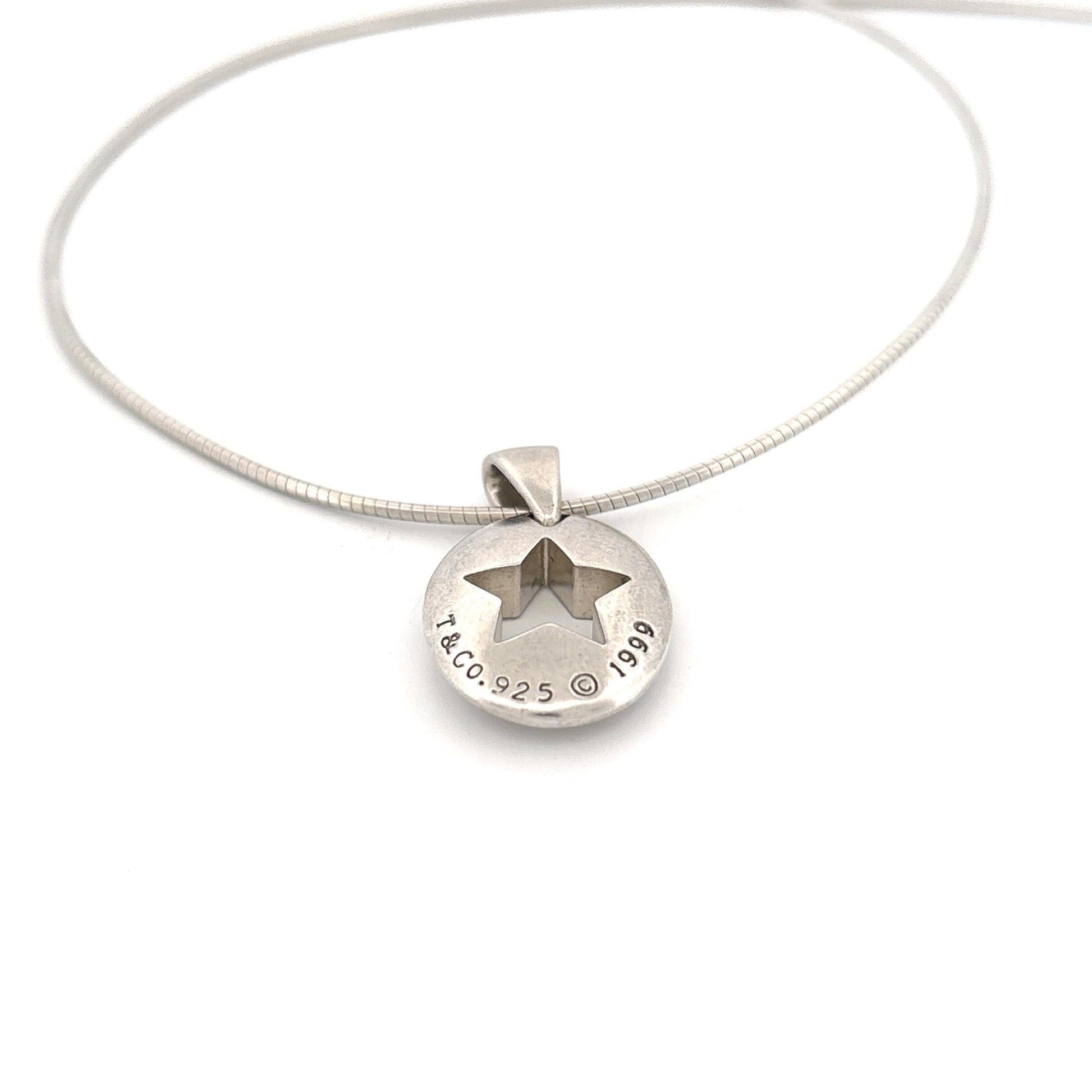 Tiffany & Co. Sterling Silver Stencil Star Pendant