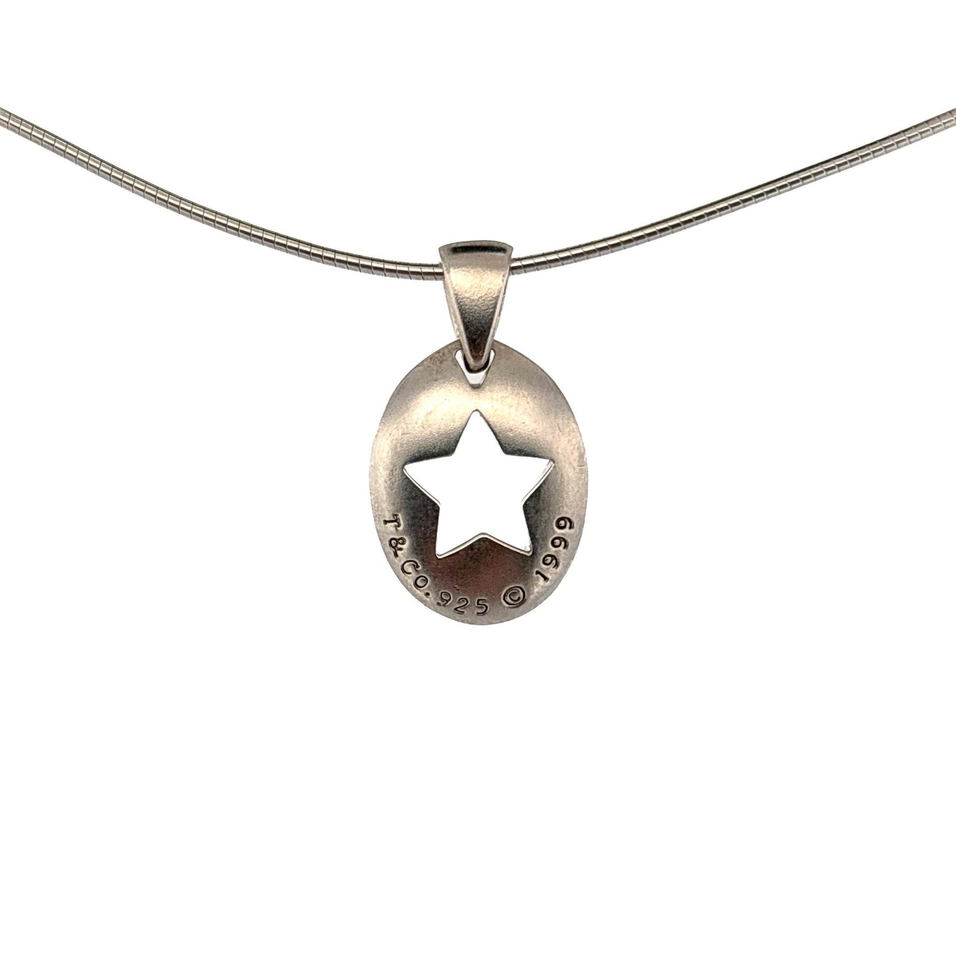 Tiffany & Co. Sterling Silver Stencil Star Pendant