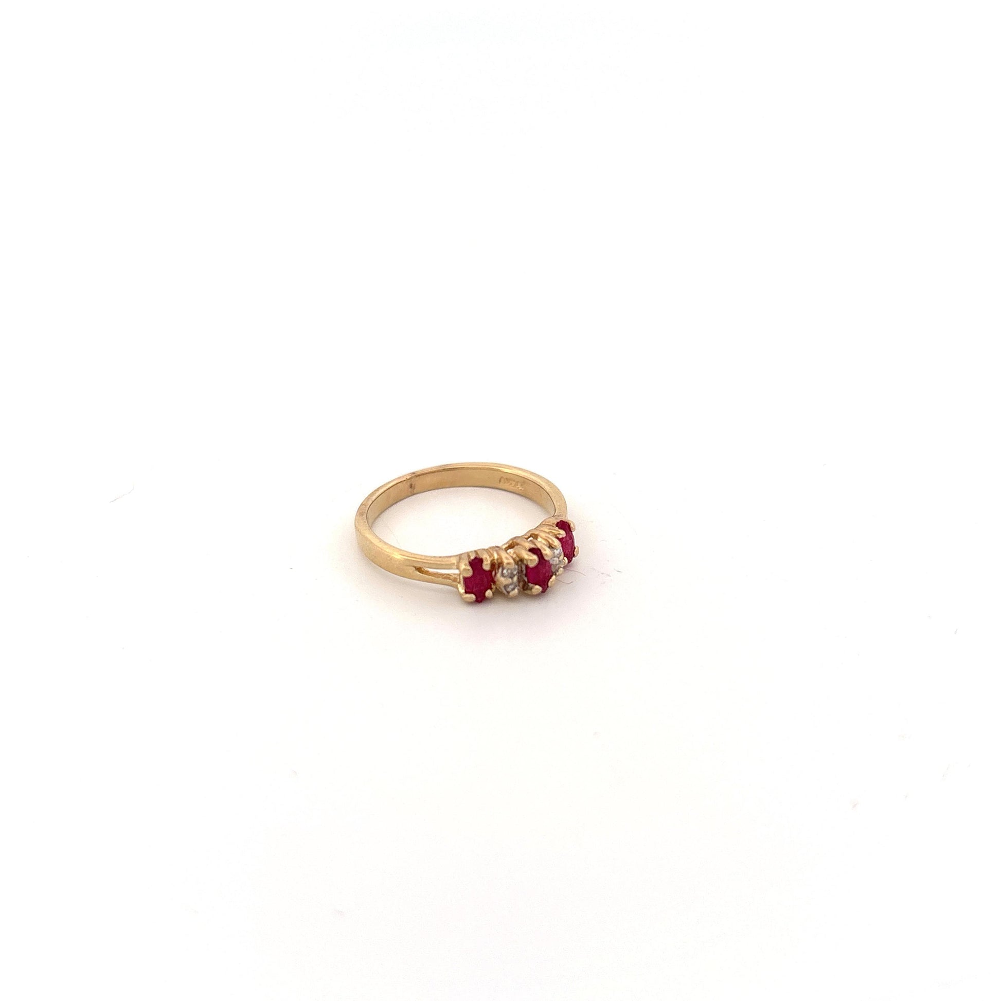14k Ruby & Diamond