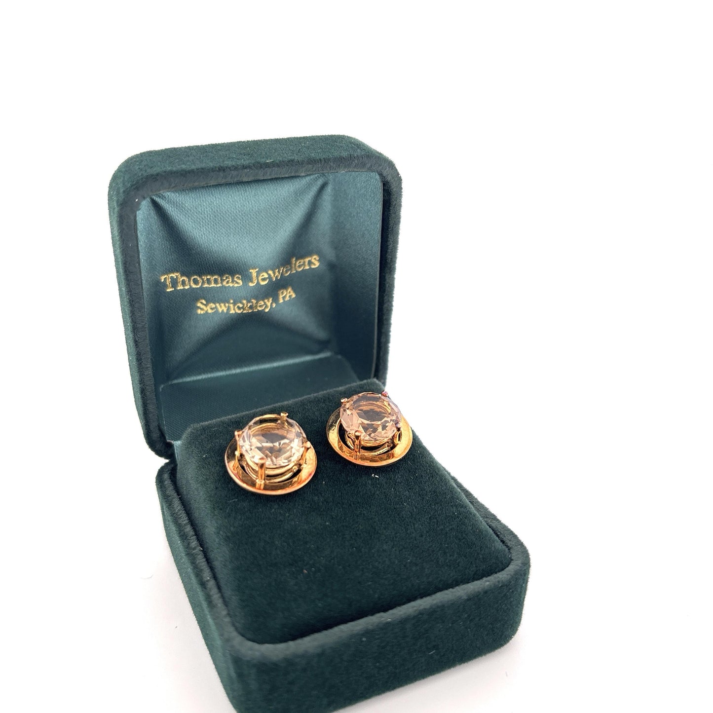 14k Smoky Quartz Earrings