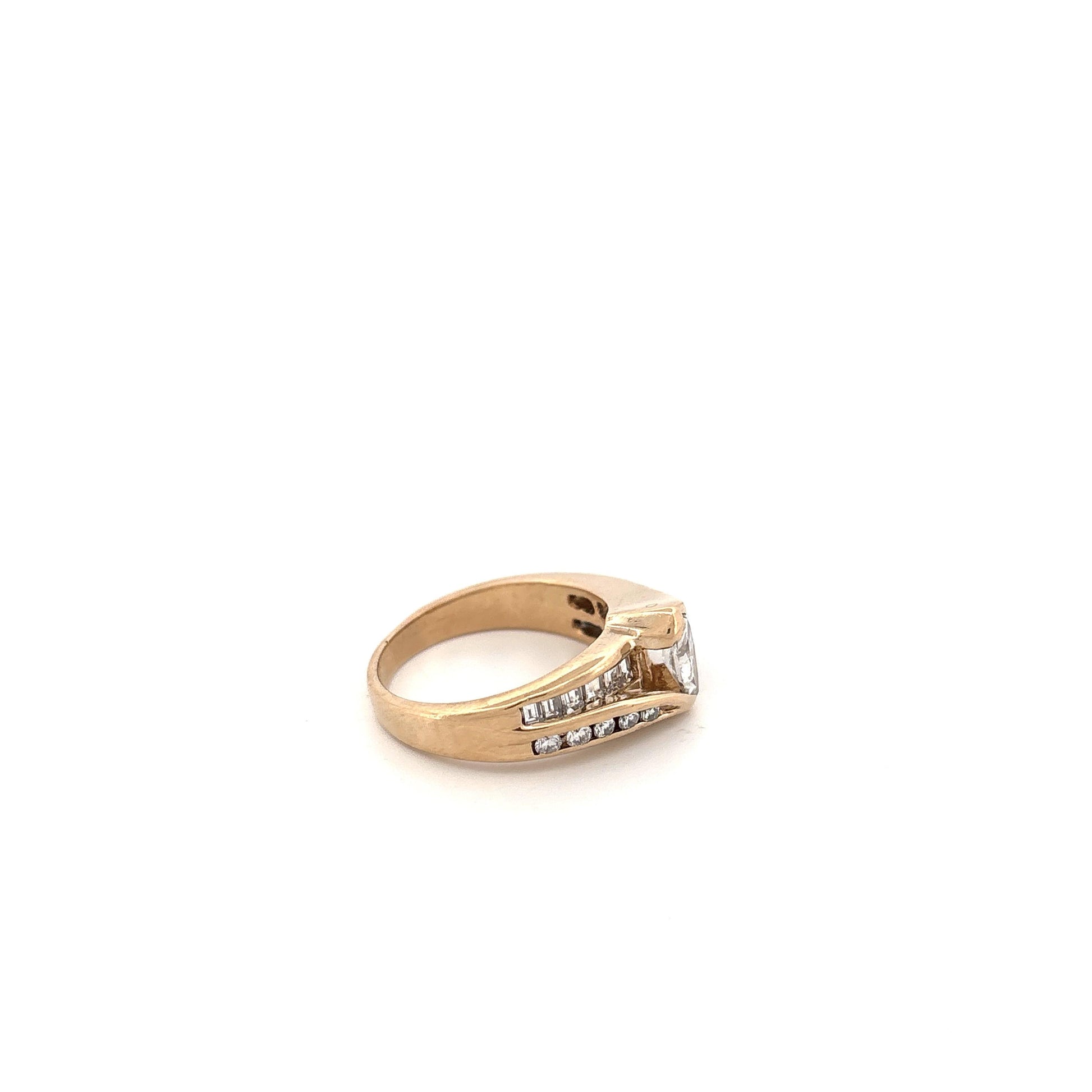 14k Marquise Diamond Ring
