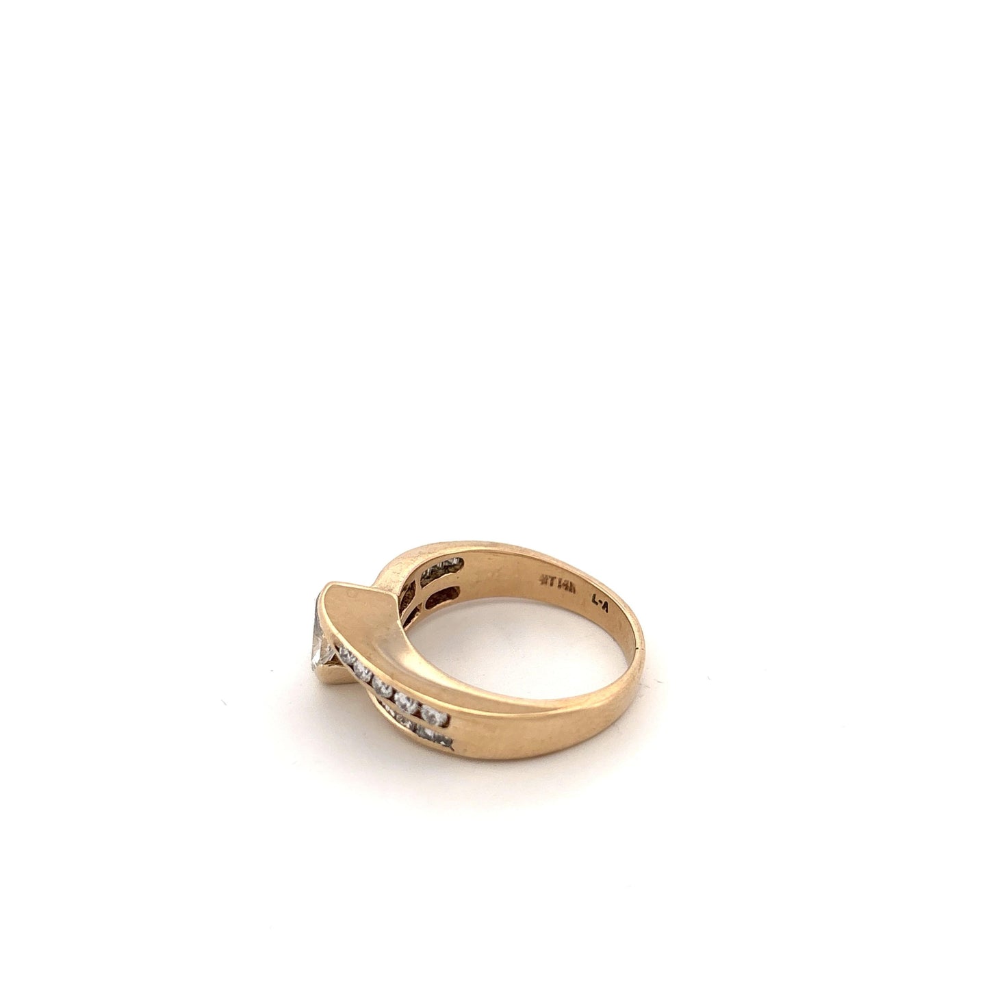 14k Marquise Diamond Ring