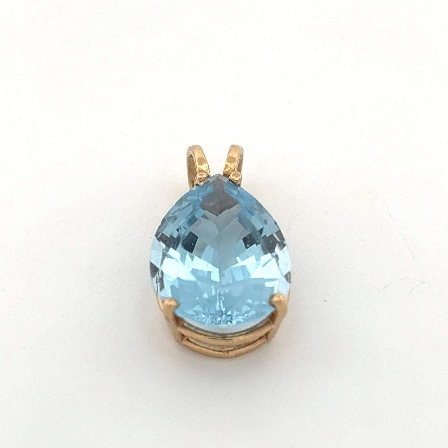 14K Topaz Pendant