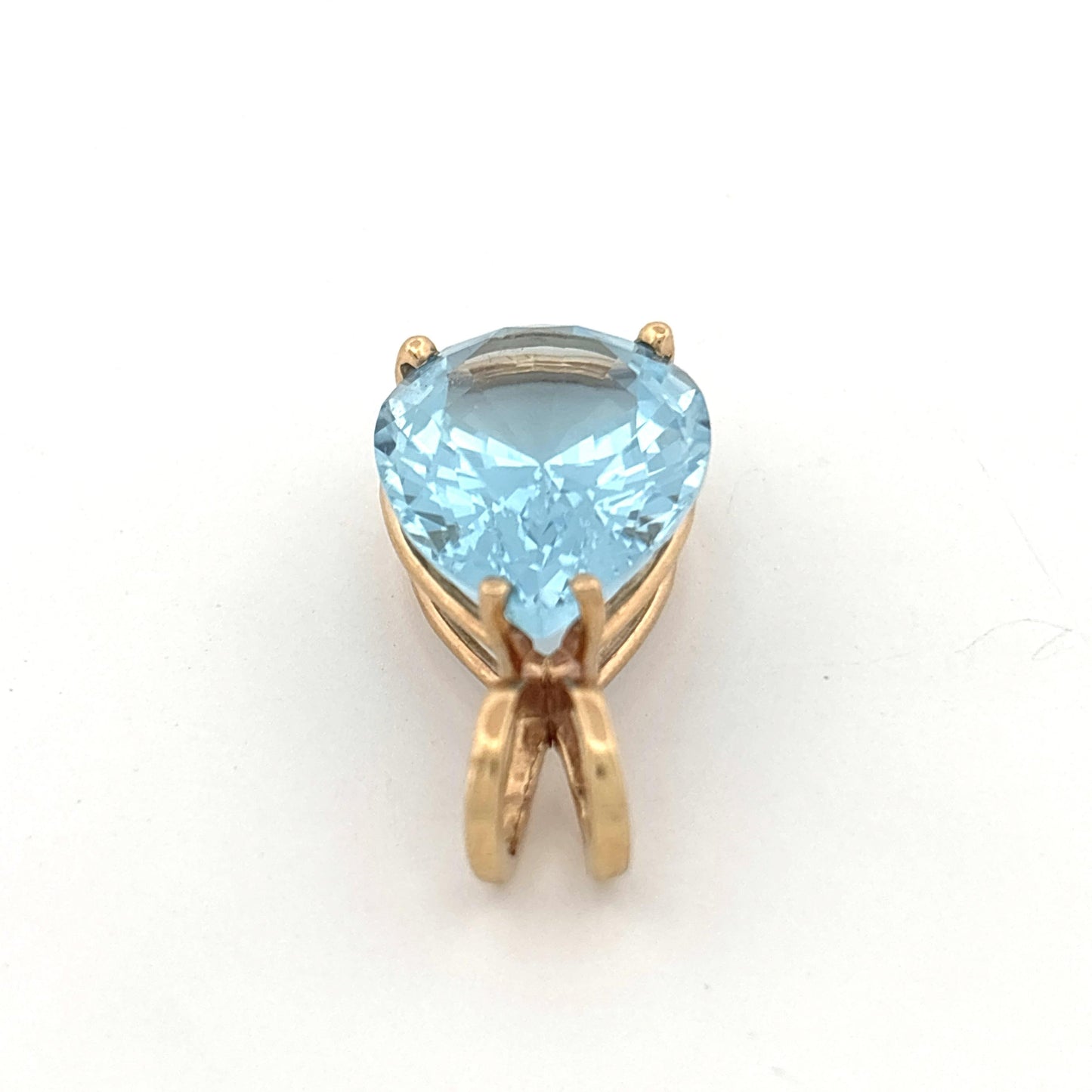 14K Topaz Pendant