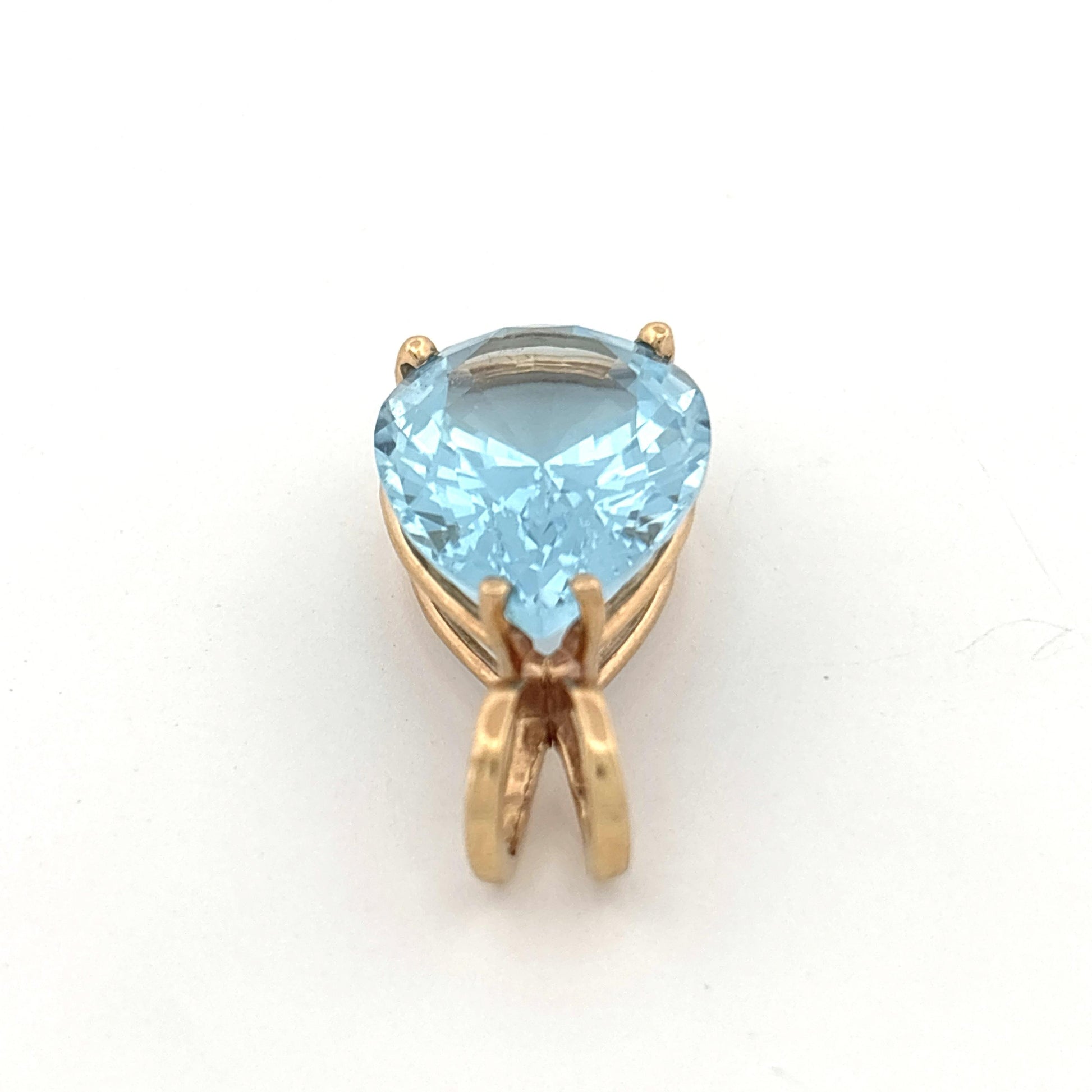14K Topaz Pendant