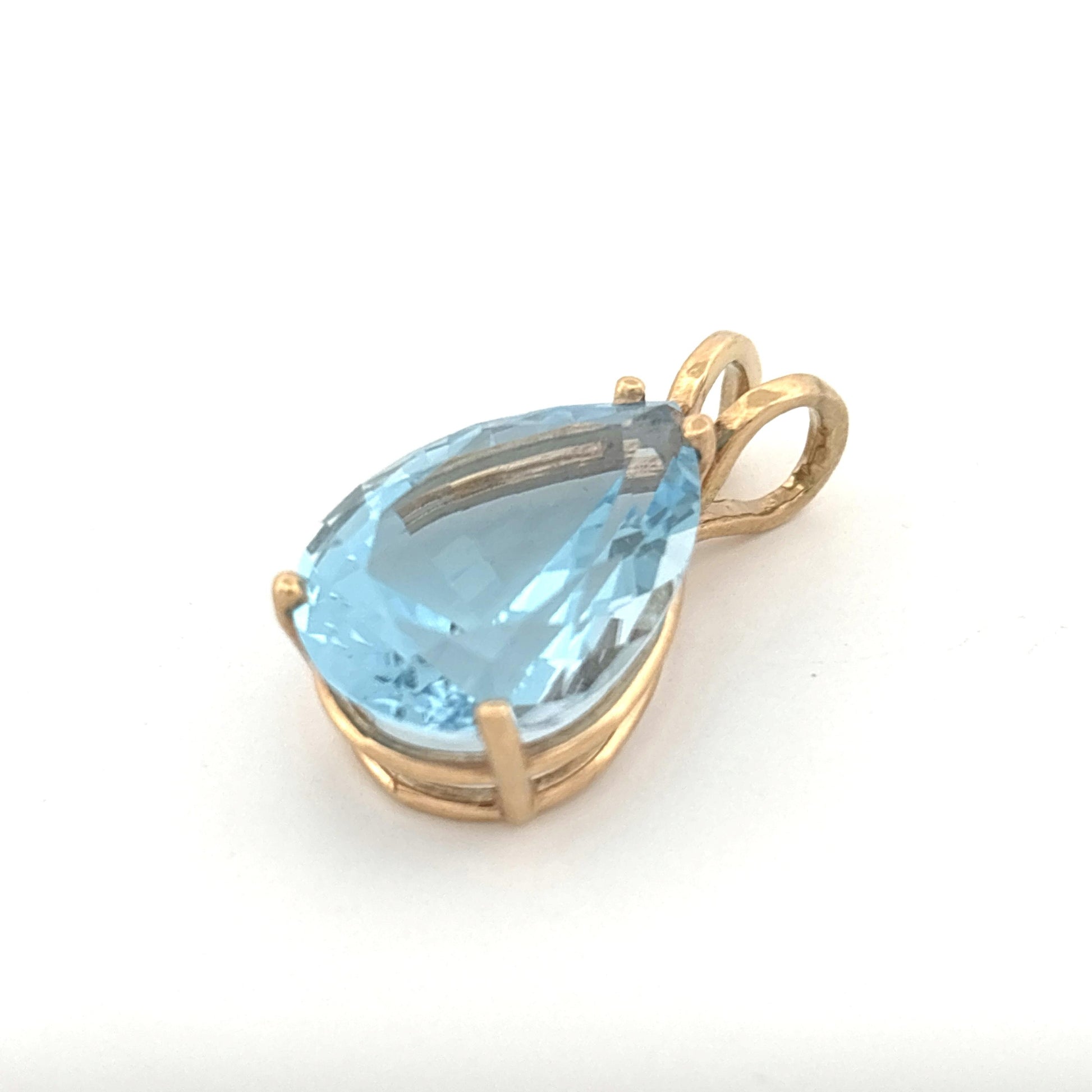 14K Topaz Pendant