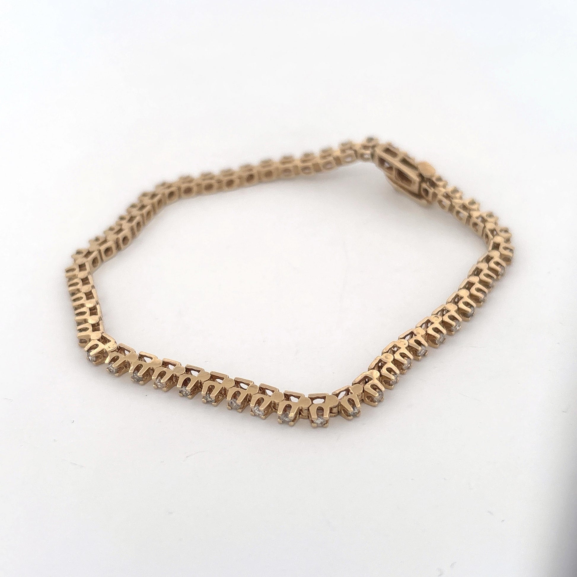 14K Diamond Tennis Bracelet