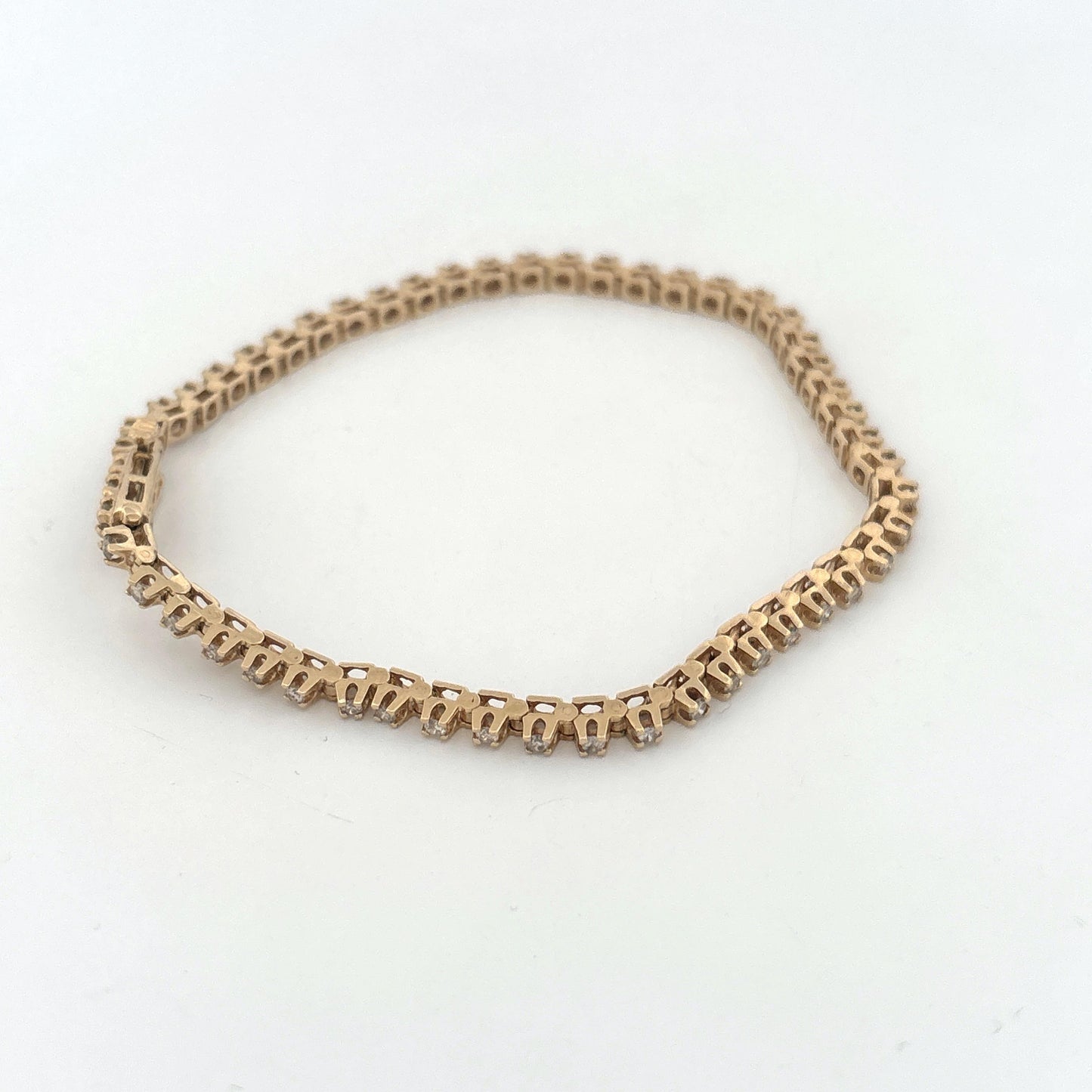 14K Diamond Tennis Bracelet