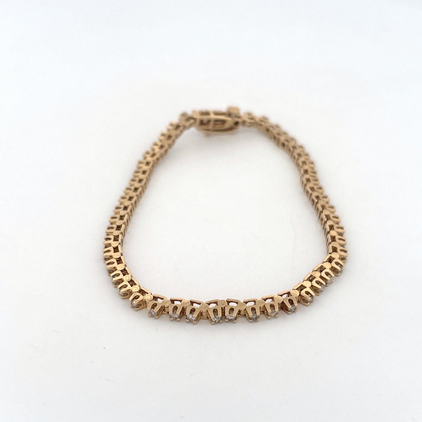 14K Diamond Tennis Bracelet