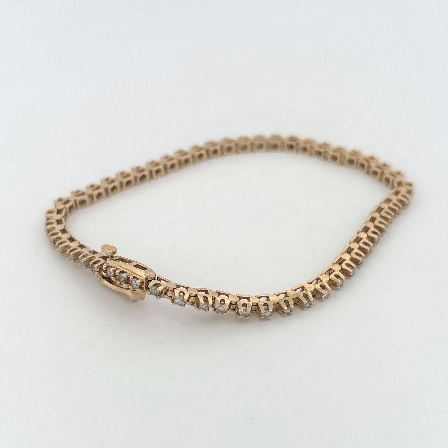 14K Diamond Tennis Bracelet