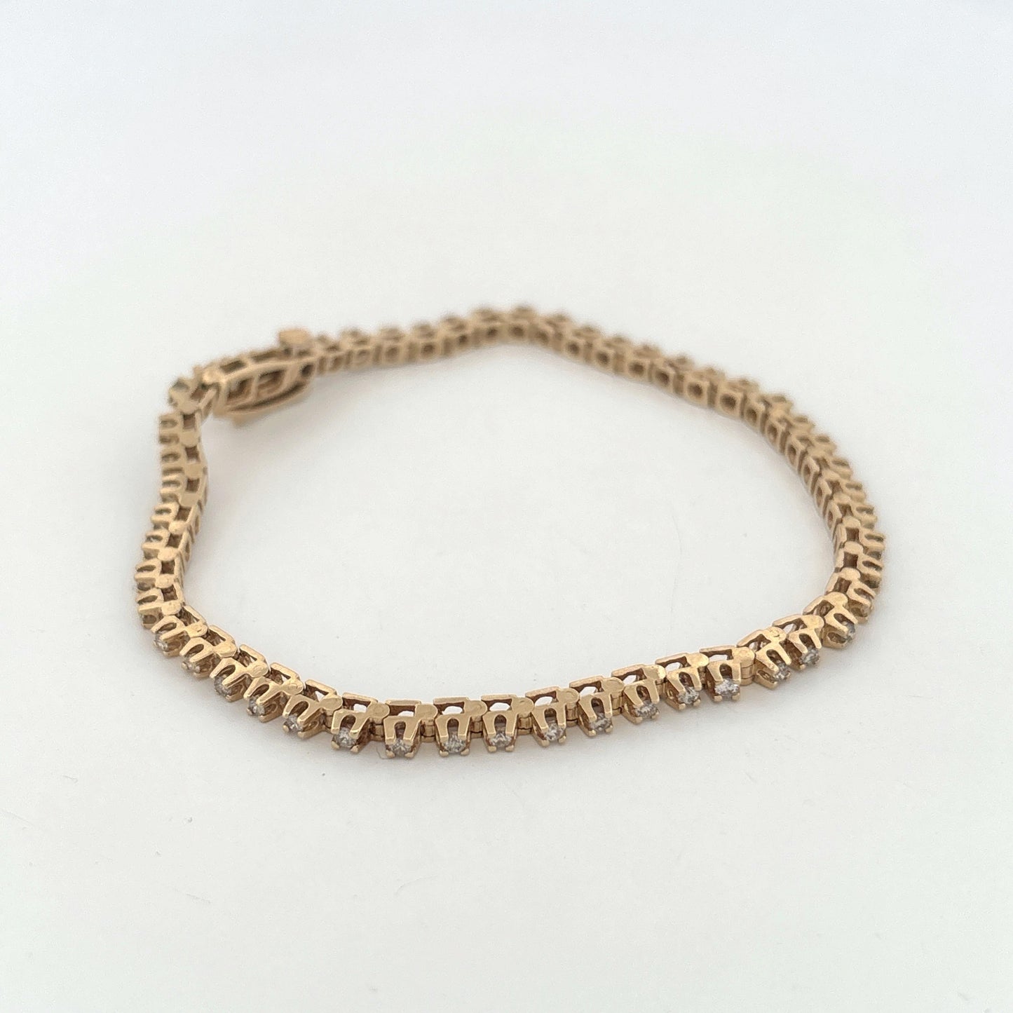 14K Diamond Tennis Bracelet