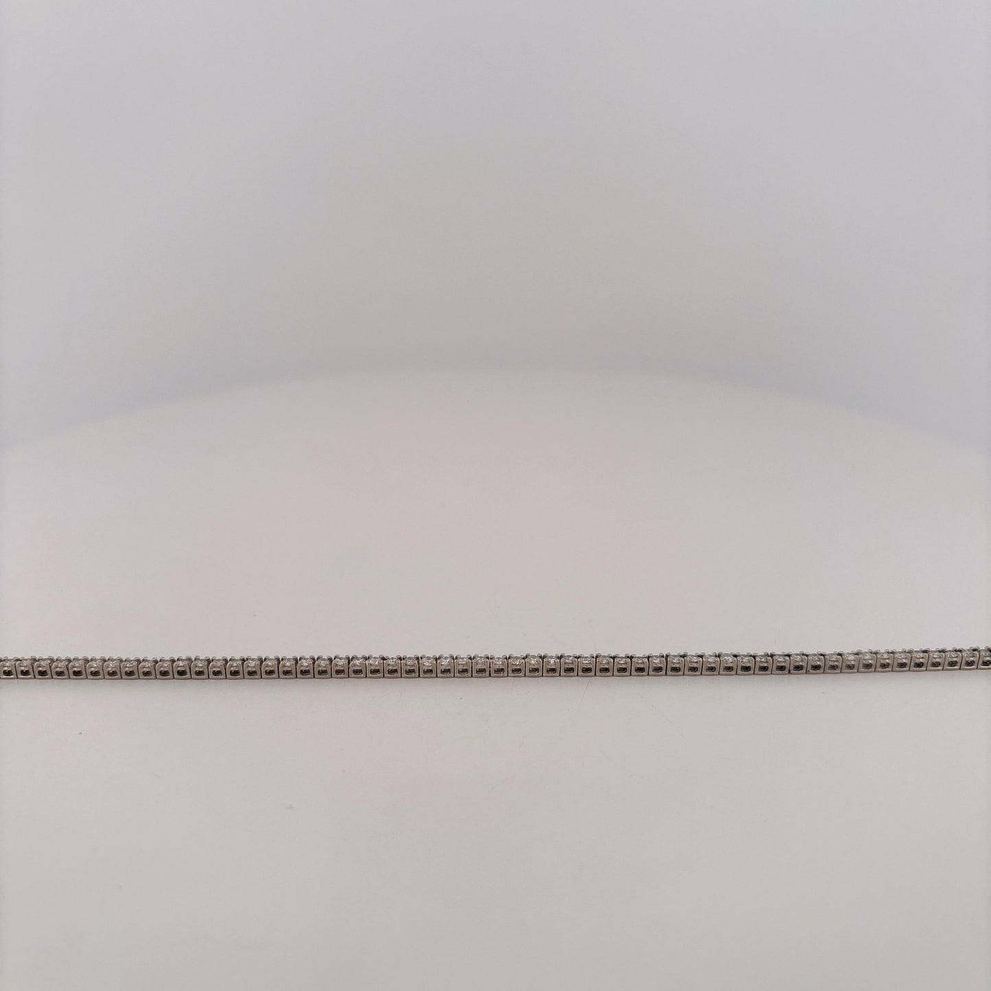 14K White Gold Tennis Bracelet 1.18 Carats