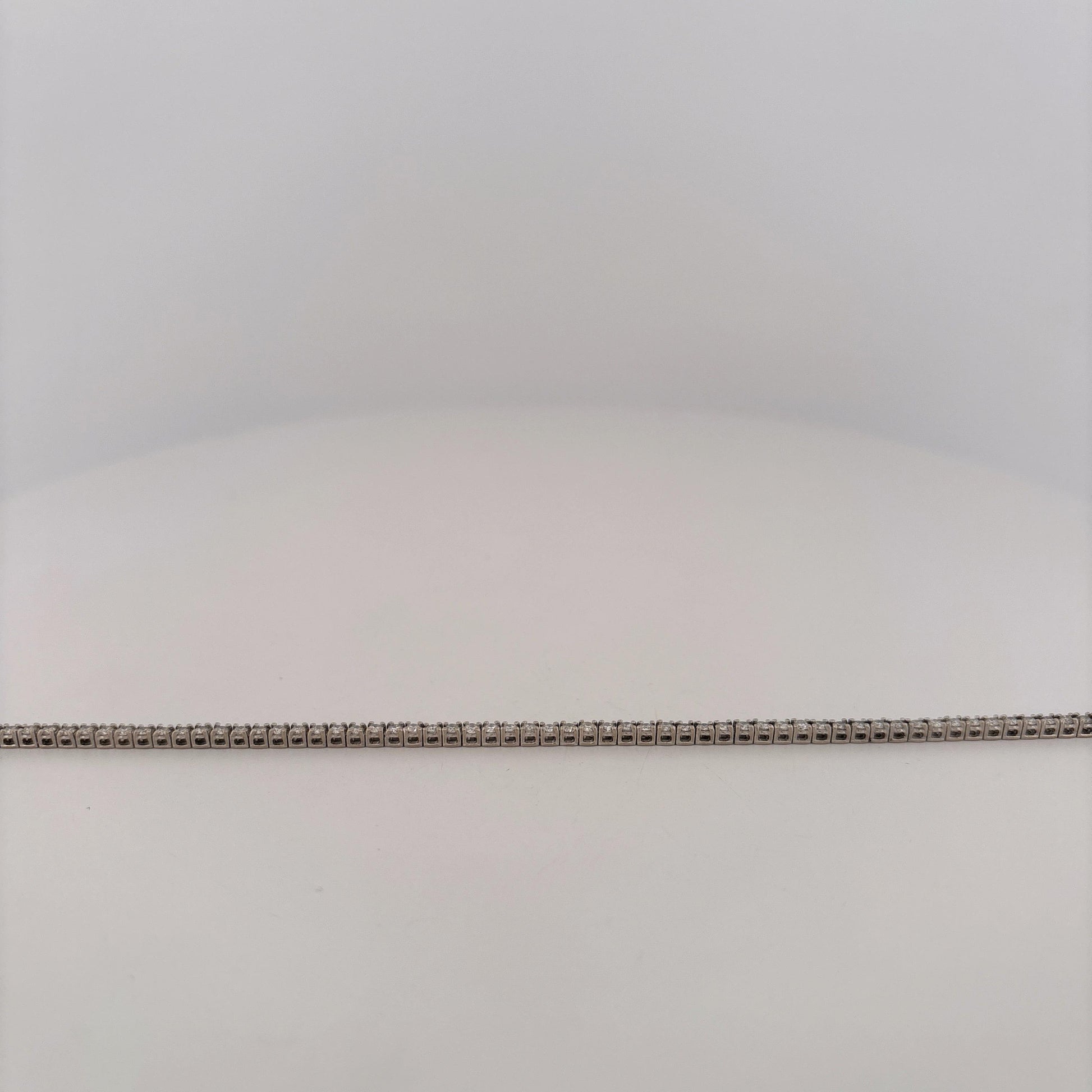 14K White Gold Tennis Bracelet 1.18 Carats