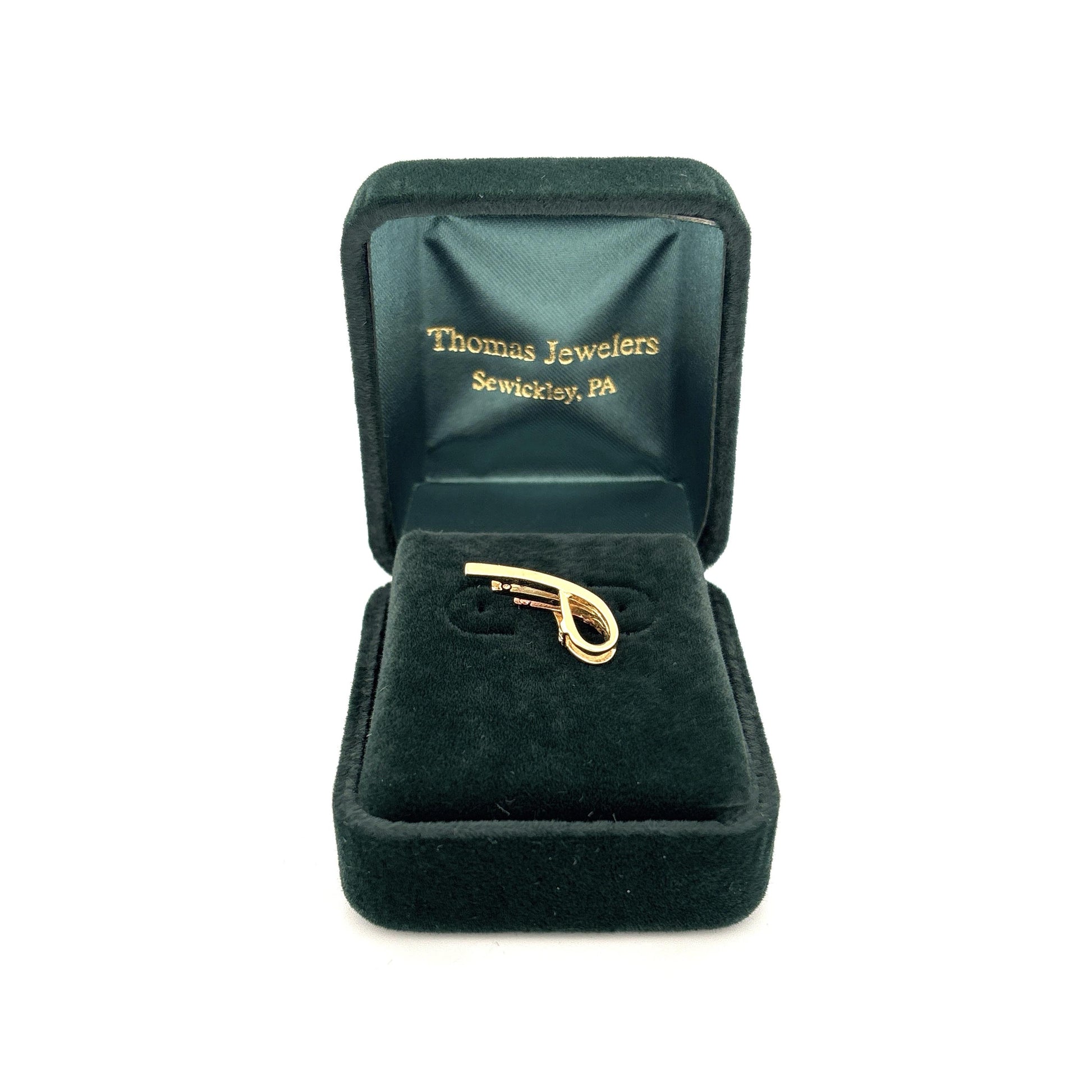 14K Three Tone Pendant