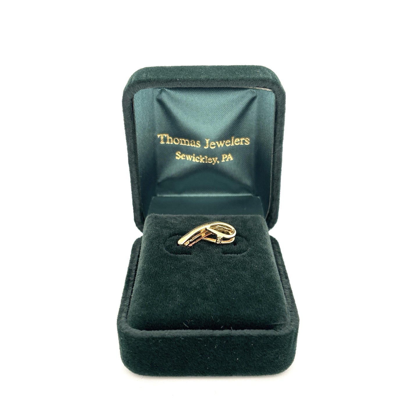 14K Three Tone Pendant