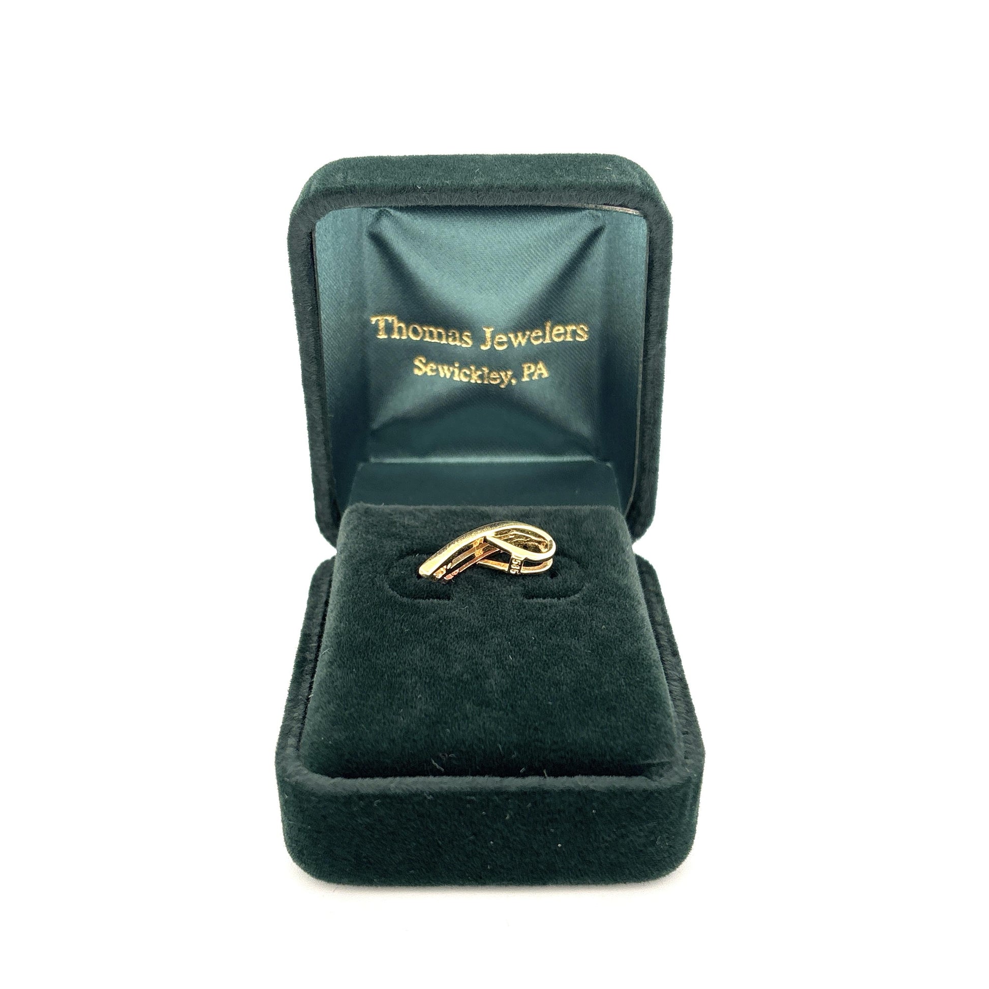 14K Three Tone Pendant