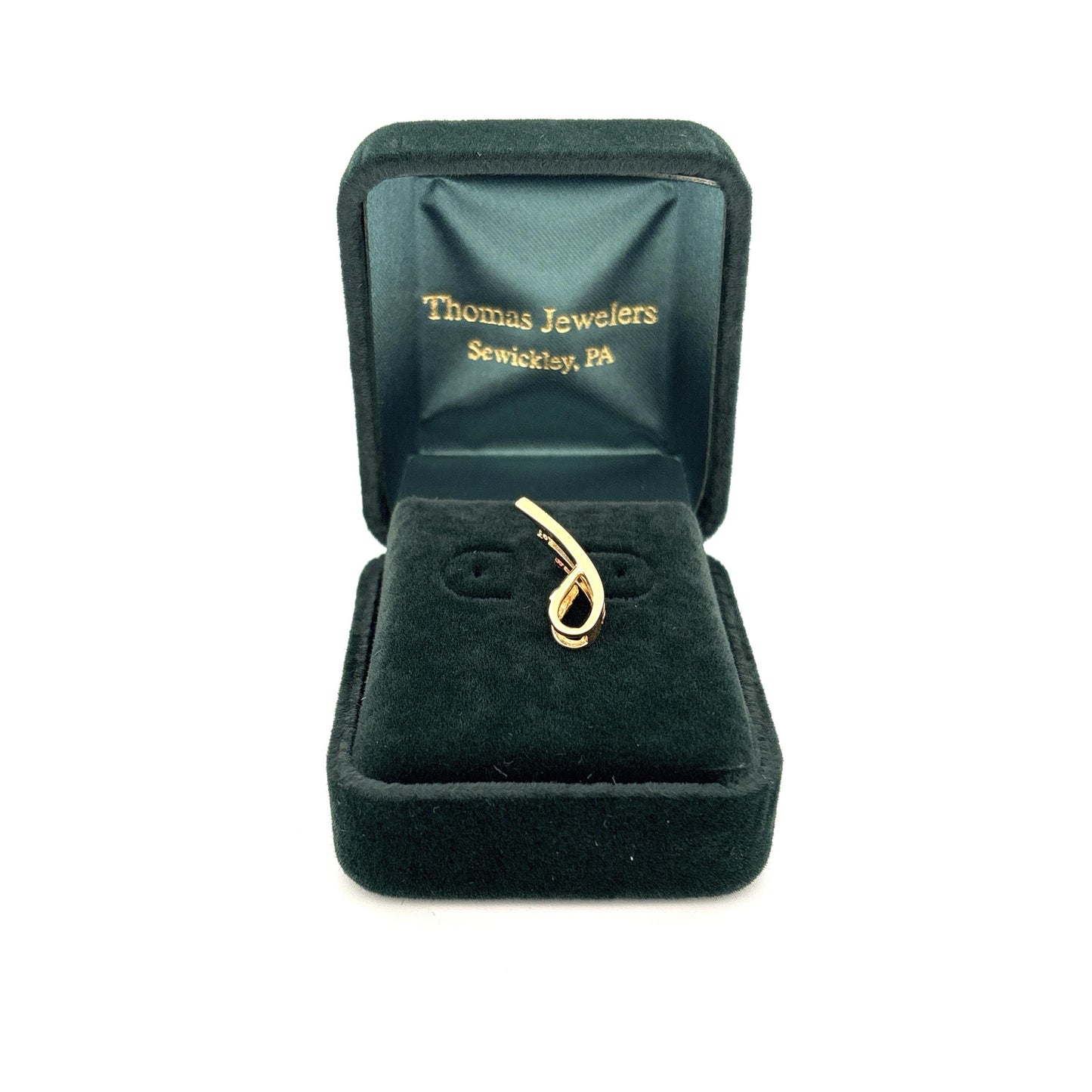 14K Three Tone Pendant