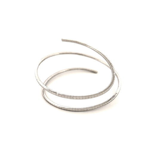 14K White Gold 2.00 Diamond Wrap Bracelet