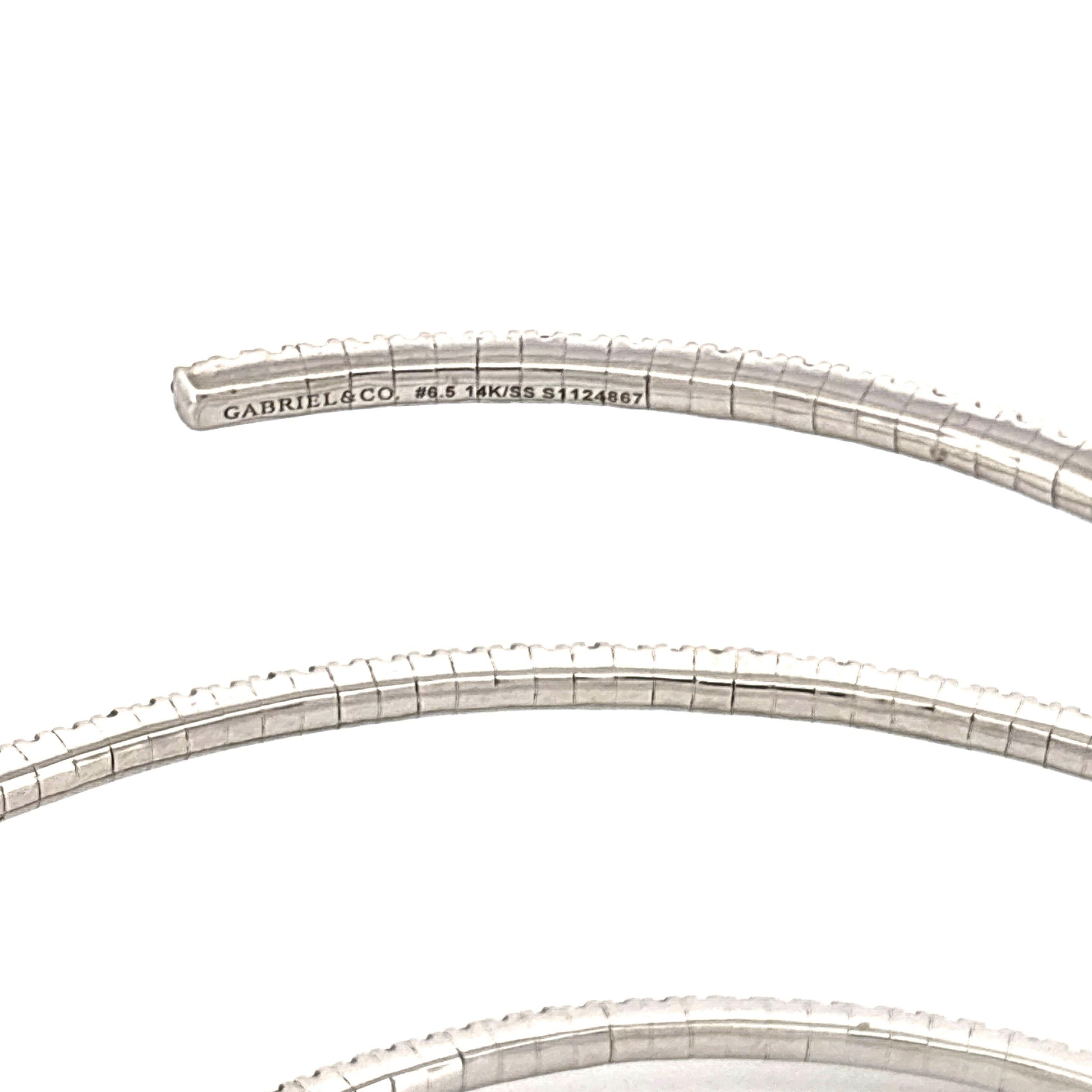 14K White Gold 2.00 Diamond Wrap Bracelet