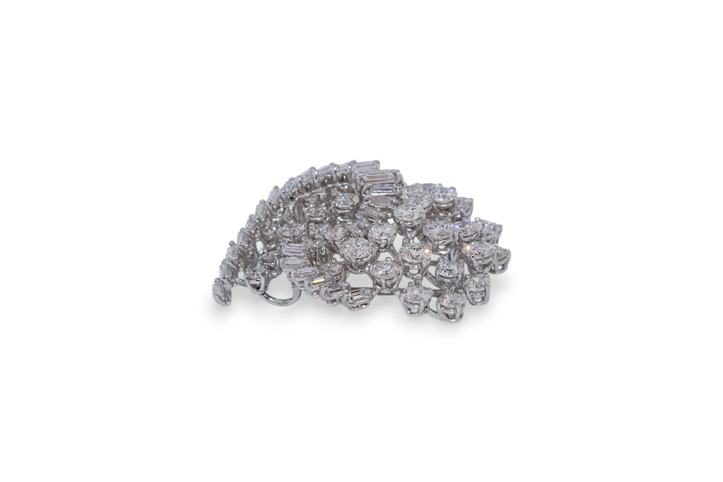 Platinum 5.00Ctw F–G VS/SI Diamond Pin Vintage Pendant