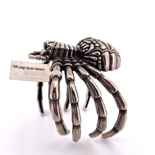 Large SS Spider Bracelet 105.8g