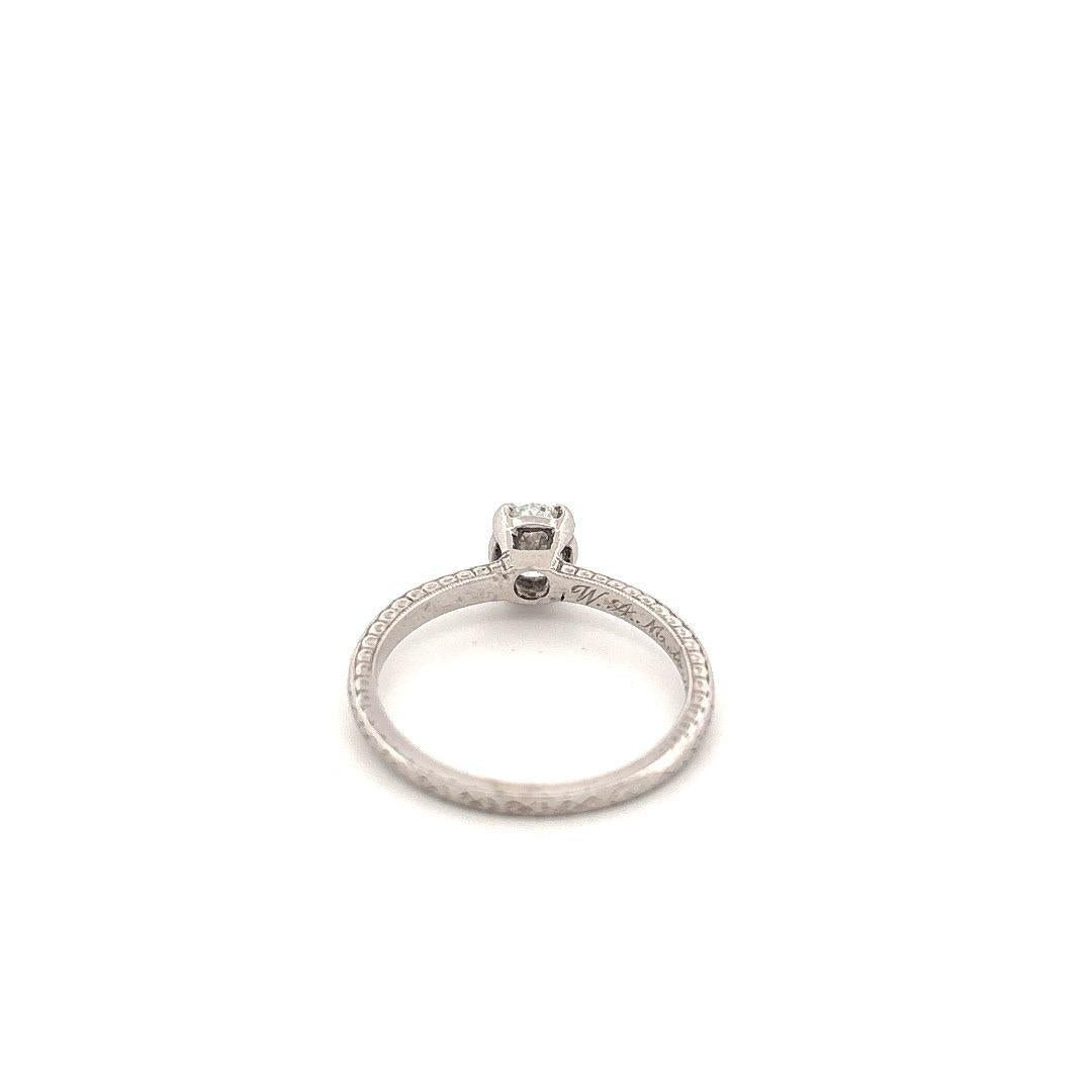 Platinum 0.45CT Engagement Ring IV17