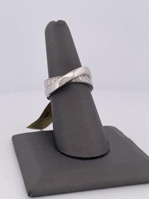 Platinum 0.50ctw Diamond Band/ Size 7.25/ 15.0g