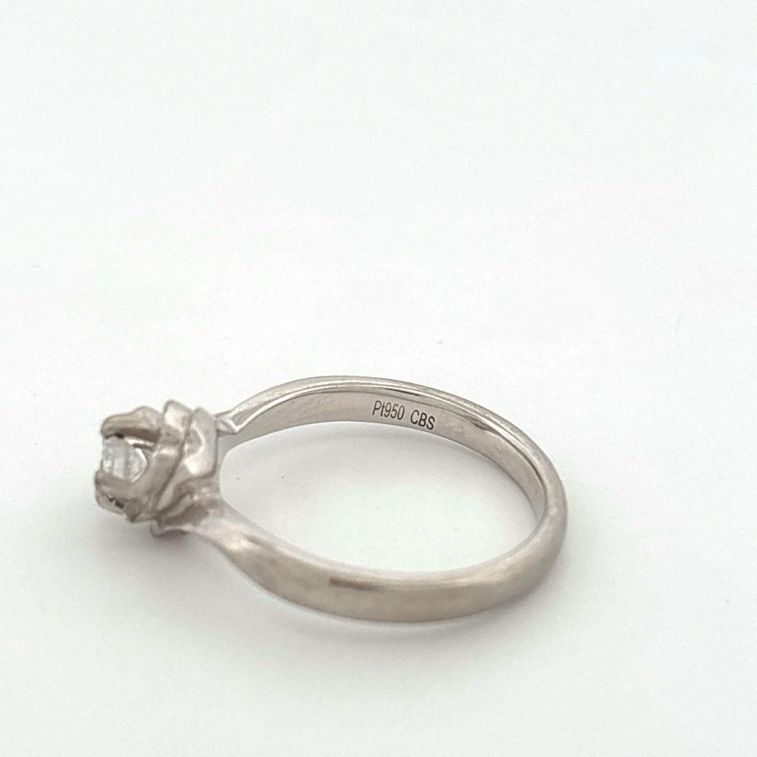Platinum Diamond Solitaire 0.17ct G SI