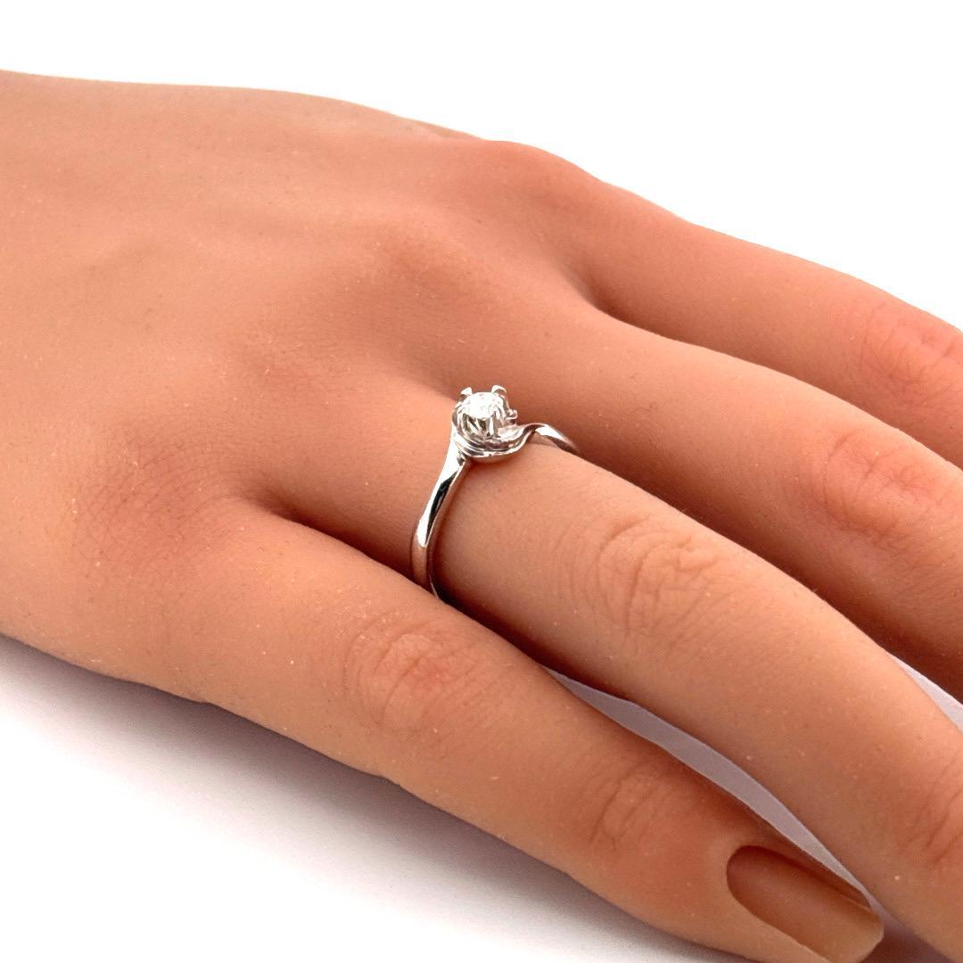 Platinum Diamond Solitaire 0.17ct G SI
