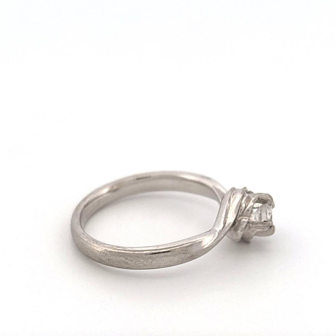 Platinum Diamond Solitaire 0.17ct G SI